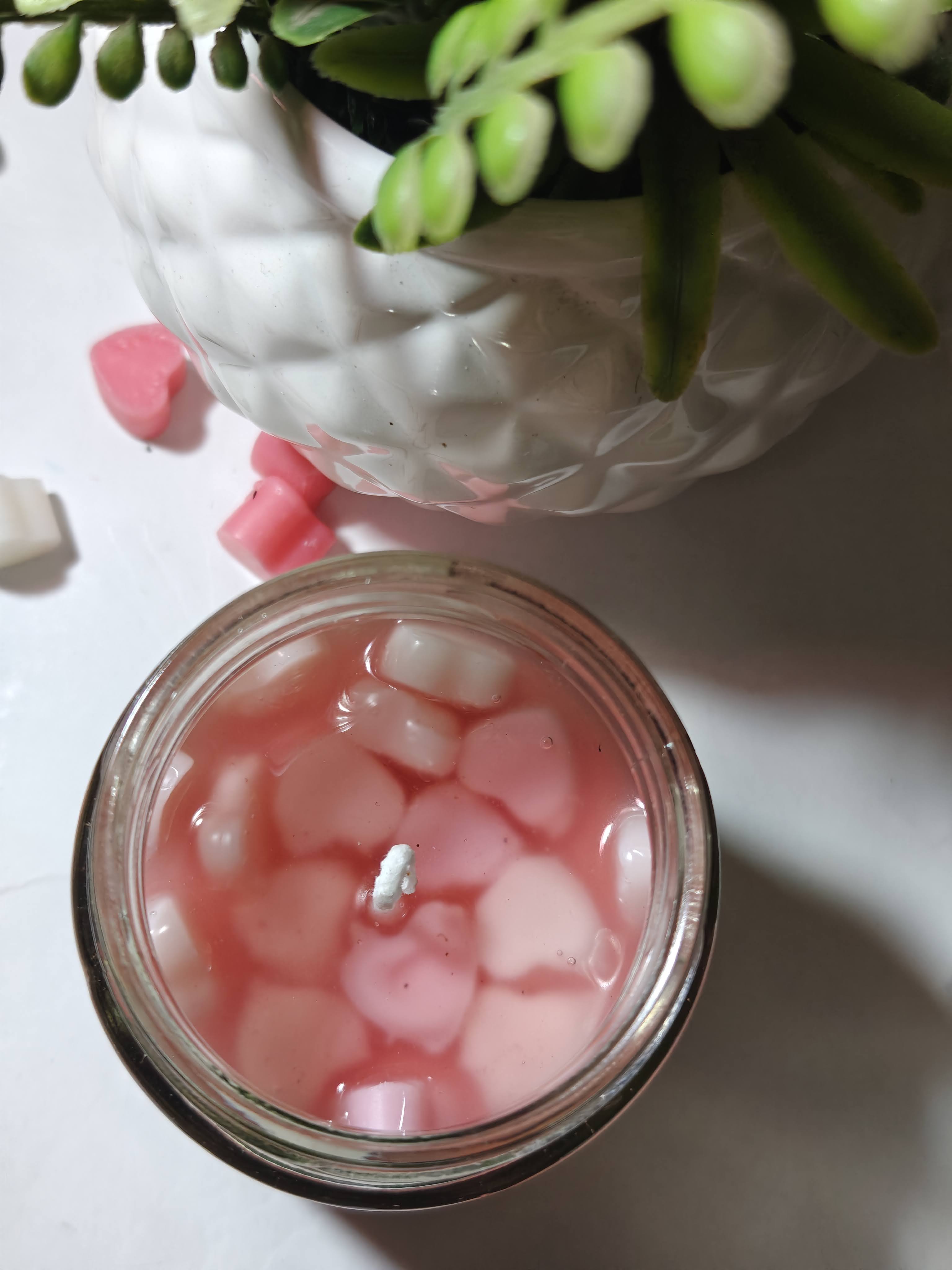 Pink love Scented candle