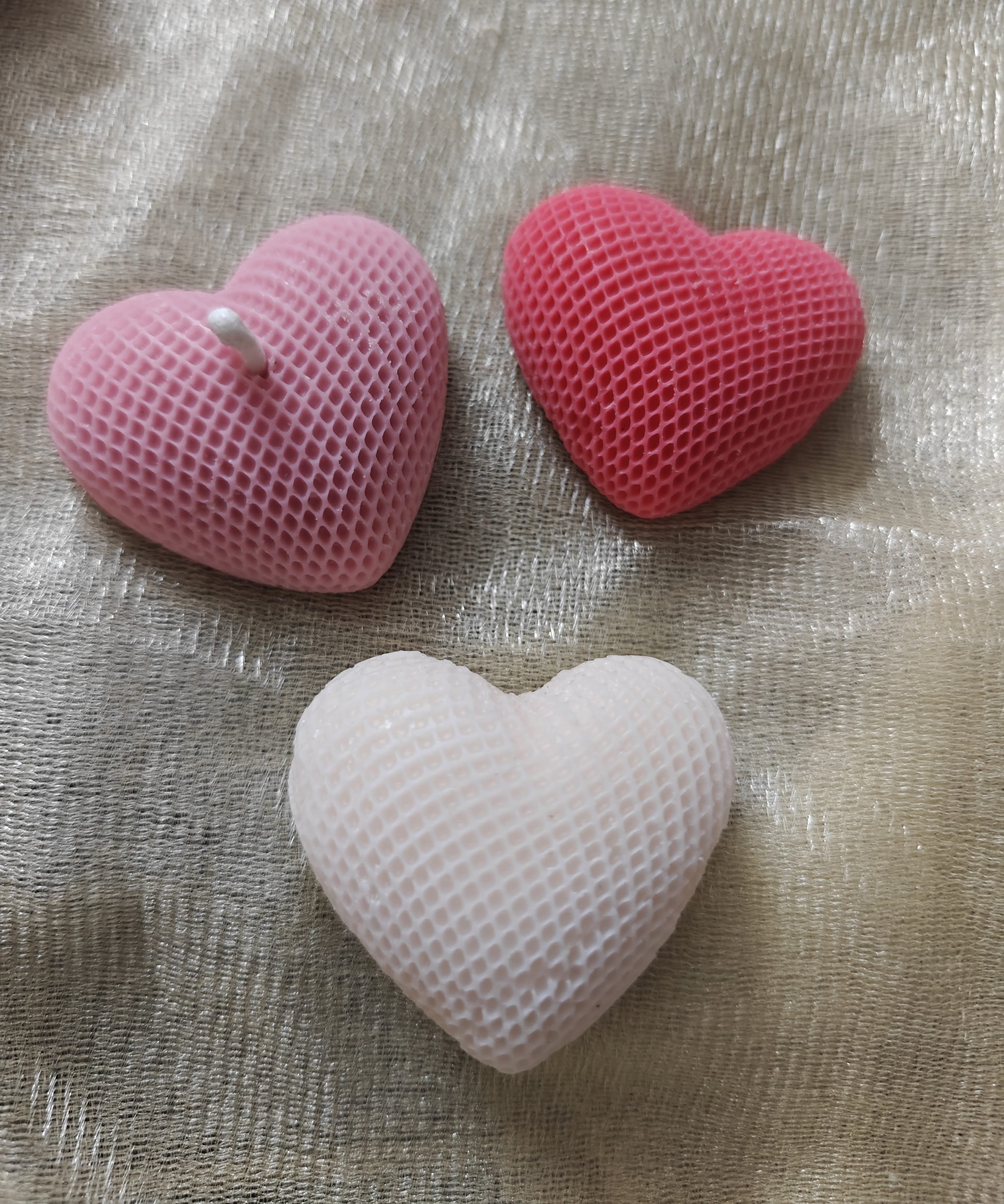 Valentine Candle box - Set of 3