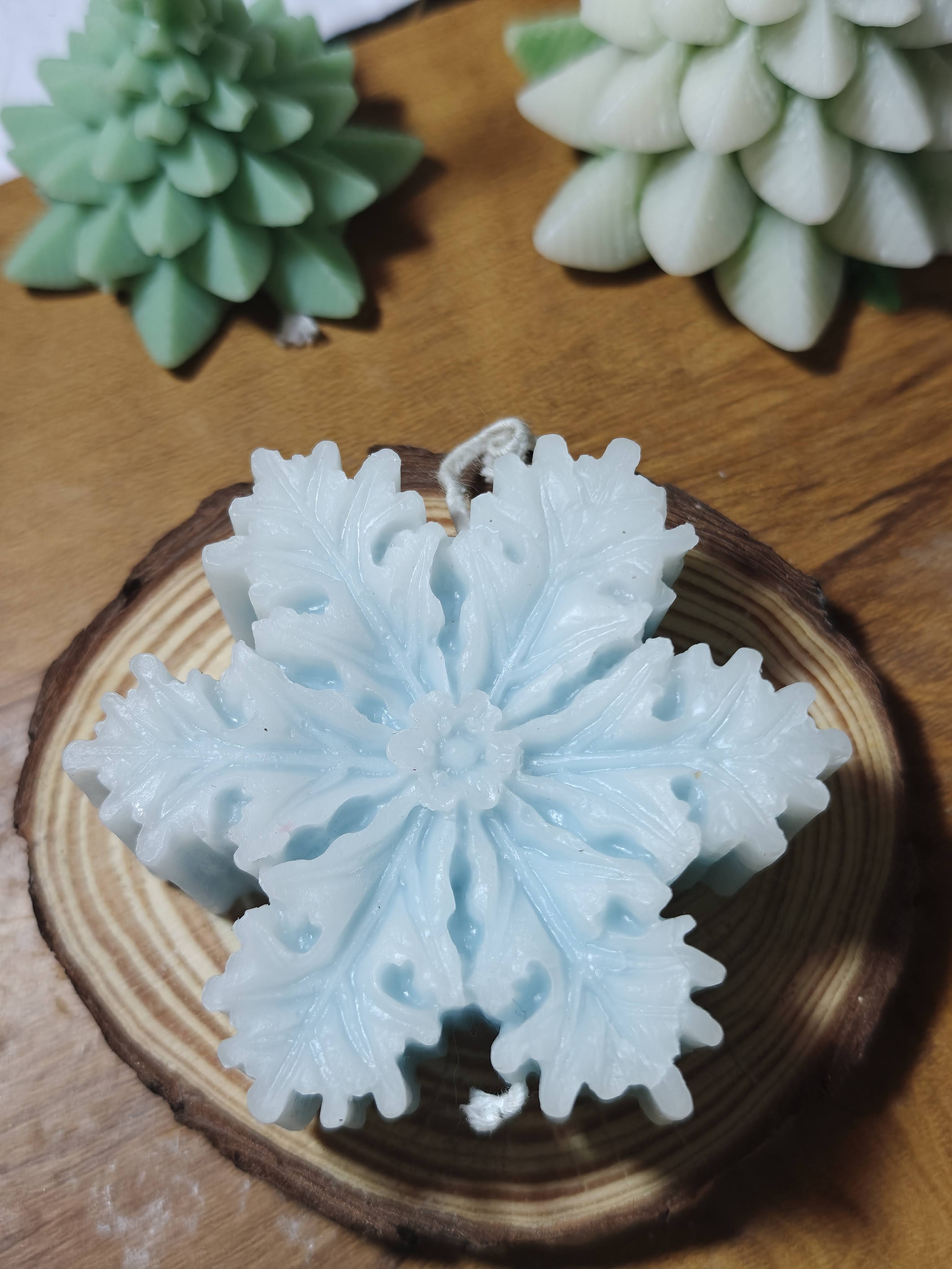 Dreamy Snowflake Set of 3 (White, Sky blue, Light Pink)
