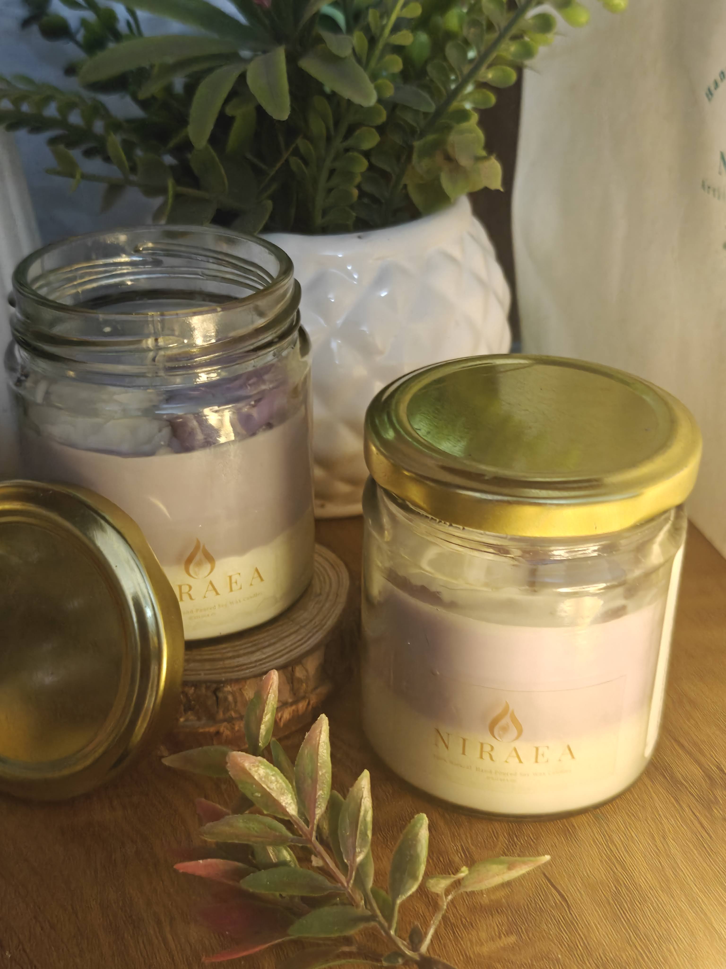 Lavender Love Soy Jar Candle( Quantity 1 Jar)