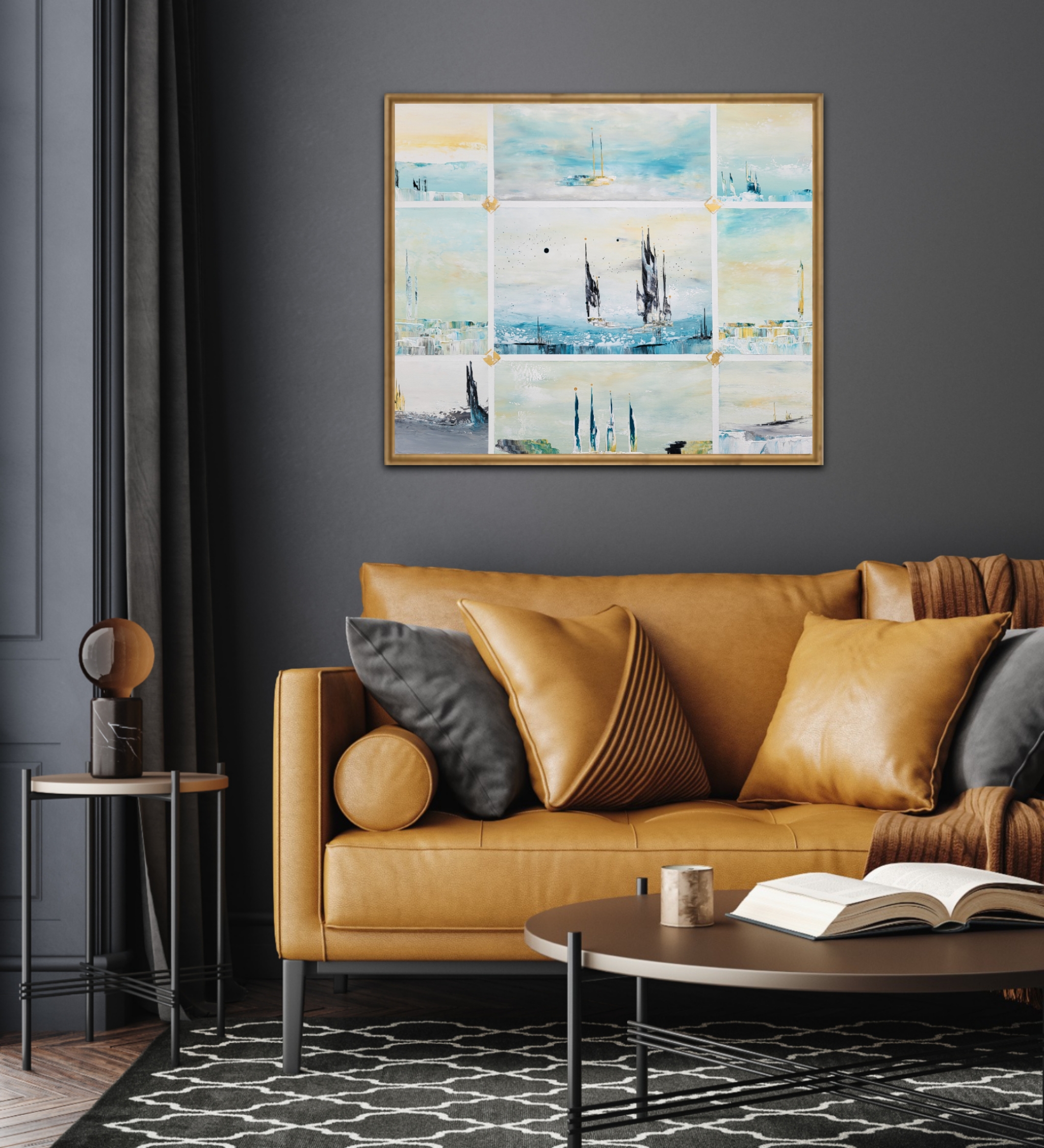 Achat tableau en ligne : Aube des Âmes Chuchotantes - Carole Framezelle