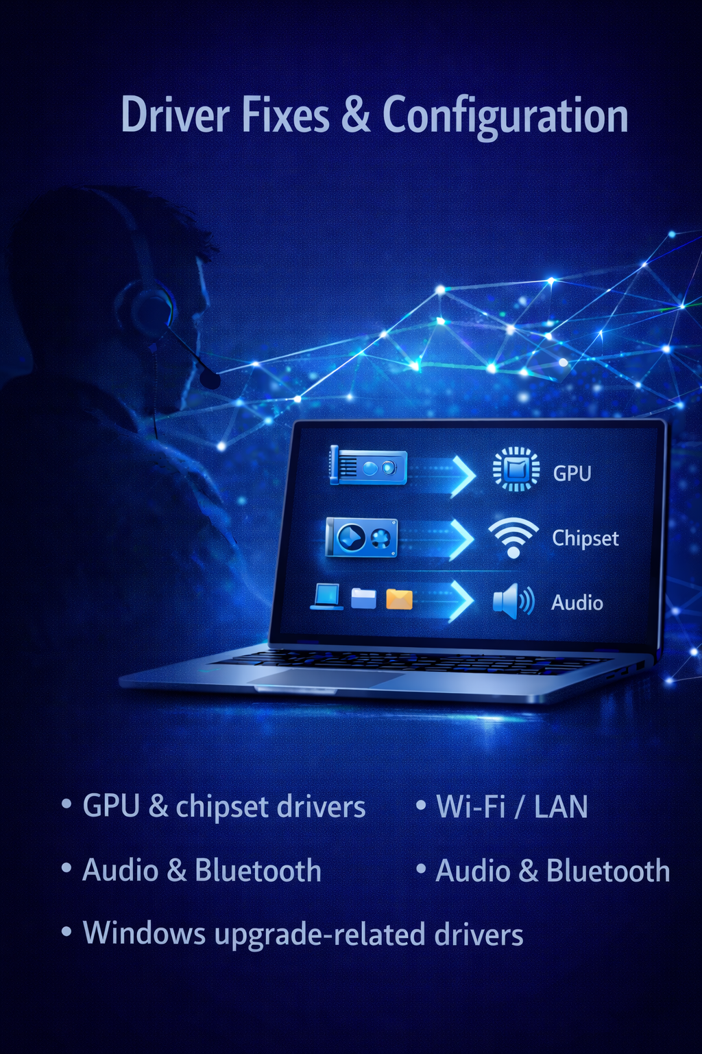 Driver Fixes & Configuration (Remote Support)