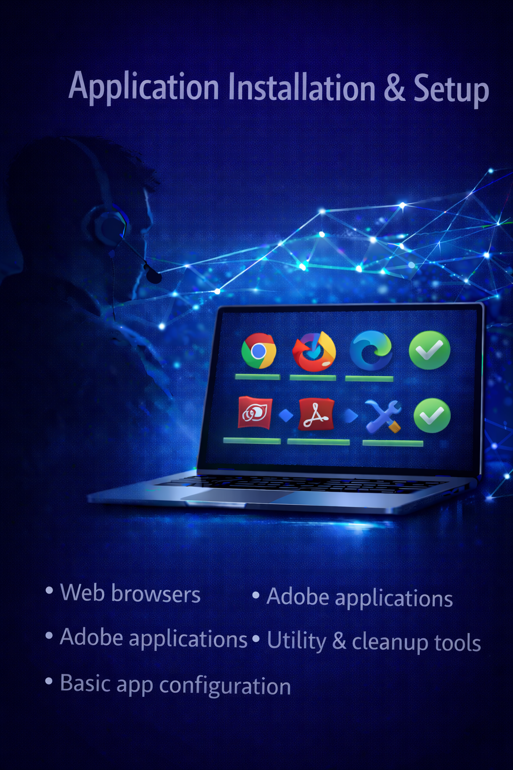 Application Installation & Setup (Remote Support)