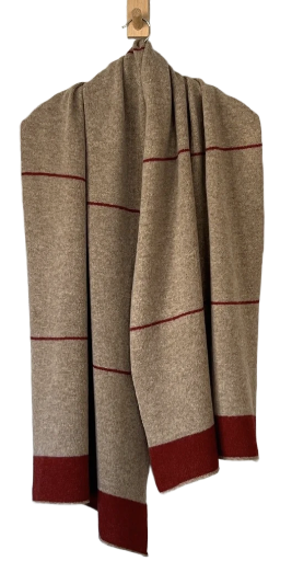 Hand made knitting stole