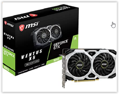 MSI GeForce GTX 1660 SUPER VENTUS XS OC