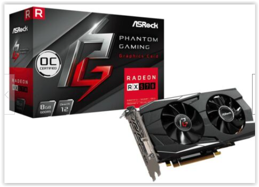 ASRock Phantom Gaming U Radeon RX 570 8GB (GDDR5)