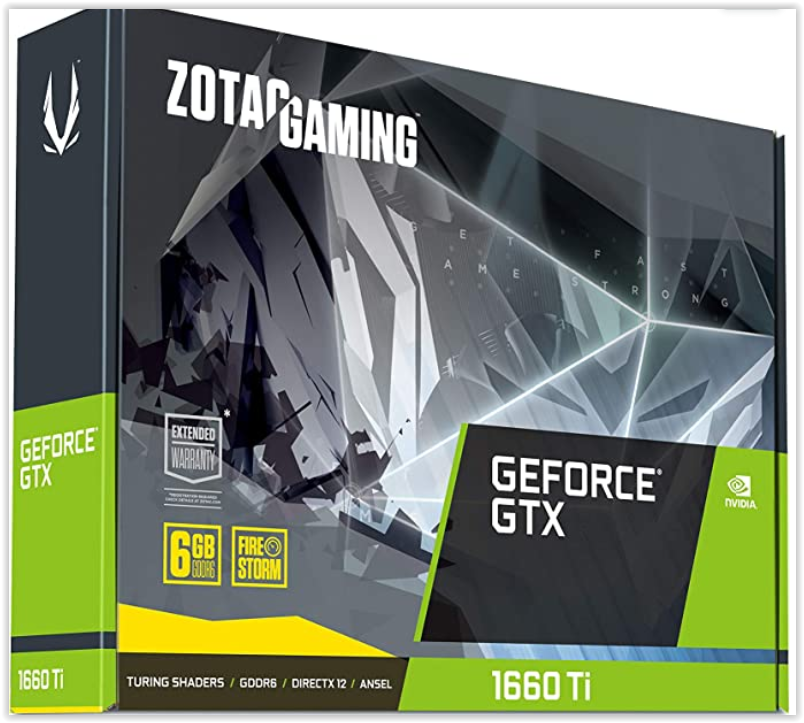 Zotac GeForce GTX 1660 Ti Gaming Dual Fan Graphics Card - 6 GB