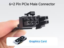 12 x 6 Pin PCI-E to 8 Pin(6+2) PCI-E (Male to Male)  (2 per pack)