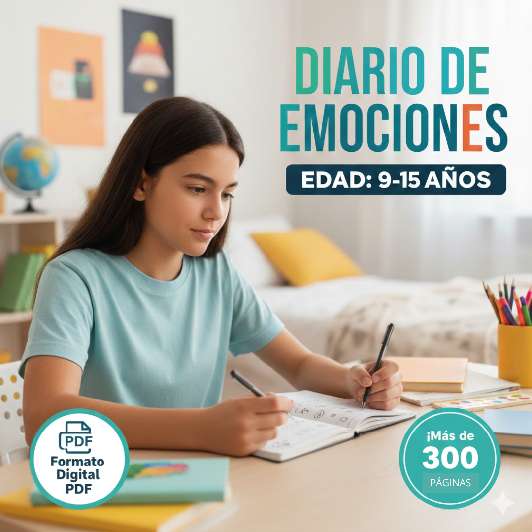 Diario de emociones 9 a 15 años