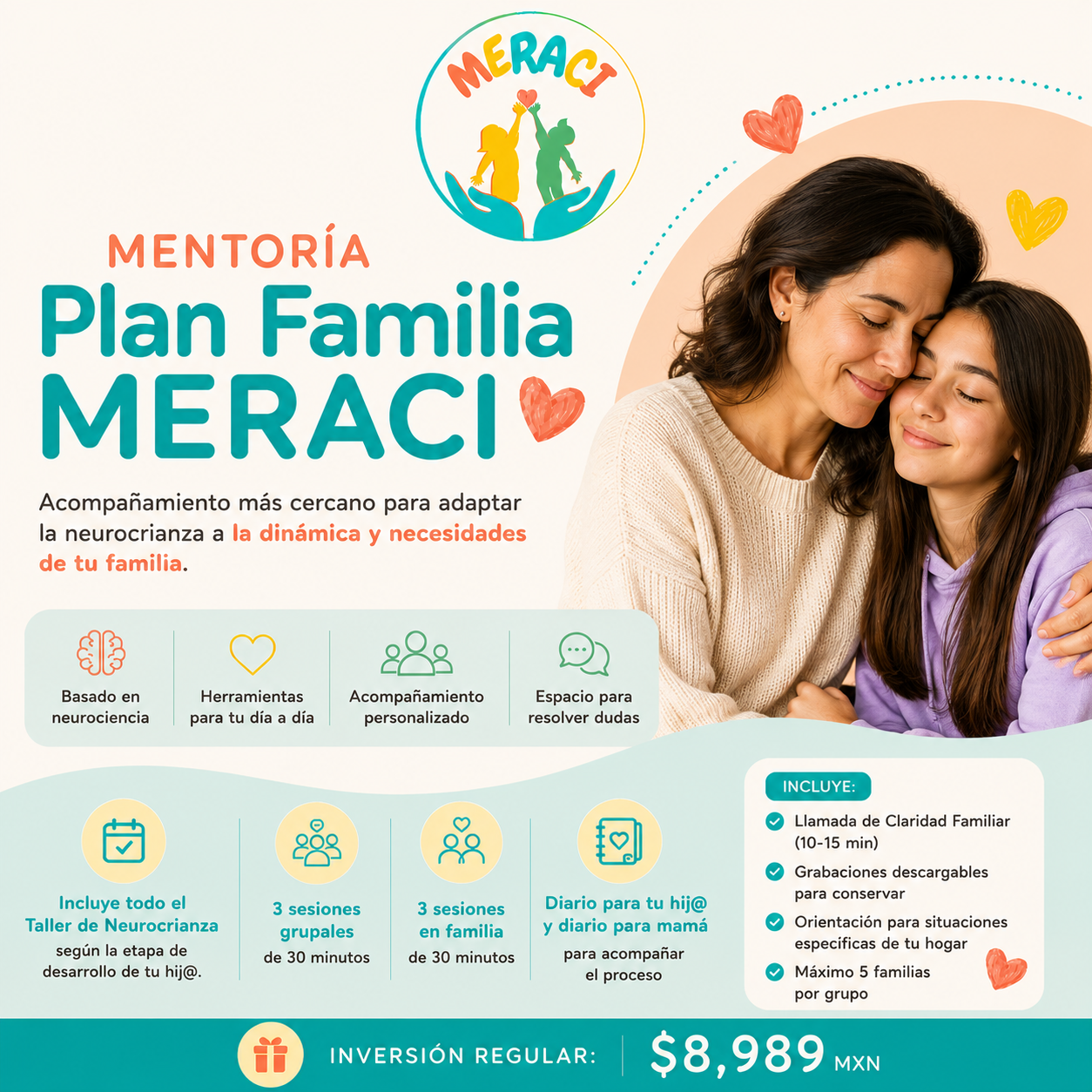Plan Familia MERACI | Acompañamiento personalizado para familias con preadolescentes y adolescentes
