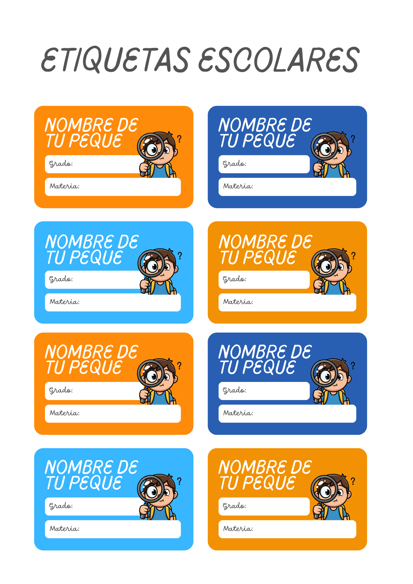 Diario de emociones 6 a 9 años