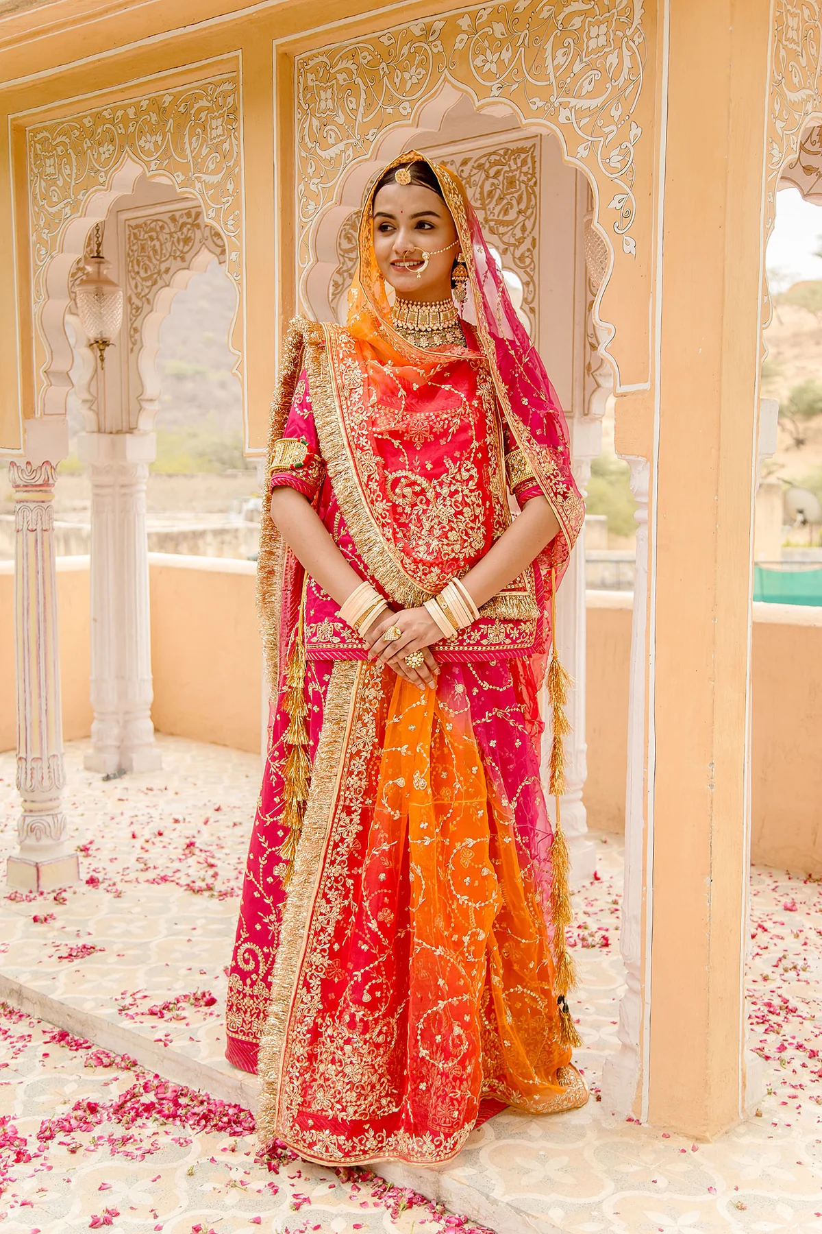 Traditional Rajasthani Bridal Lehenga