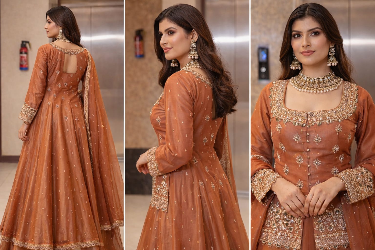 Embroidered lehenga set