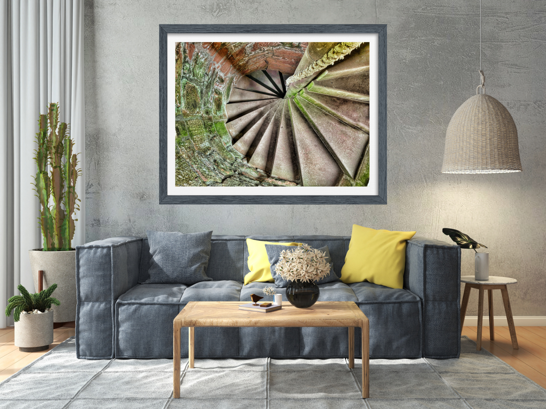 Ancient Spiral Stone Stairs 