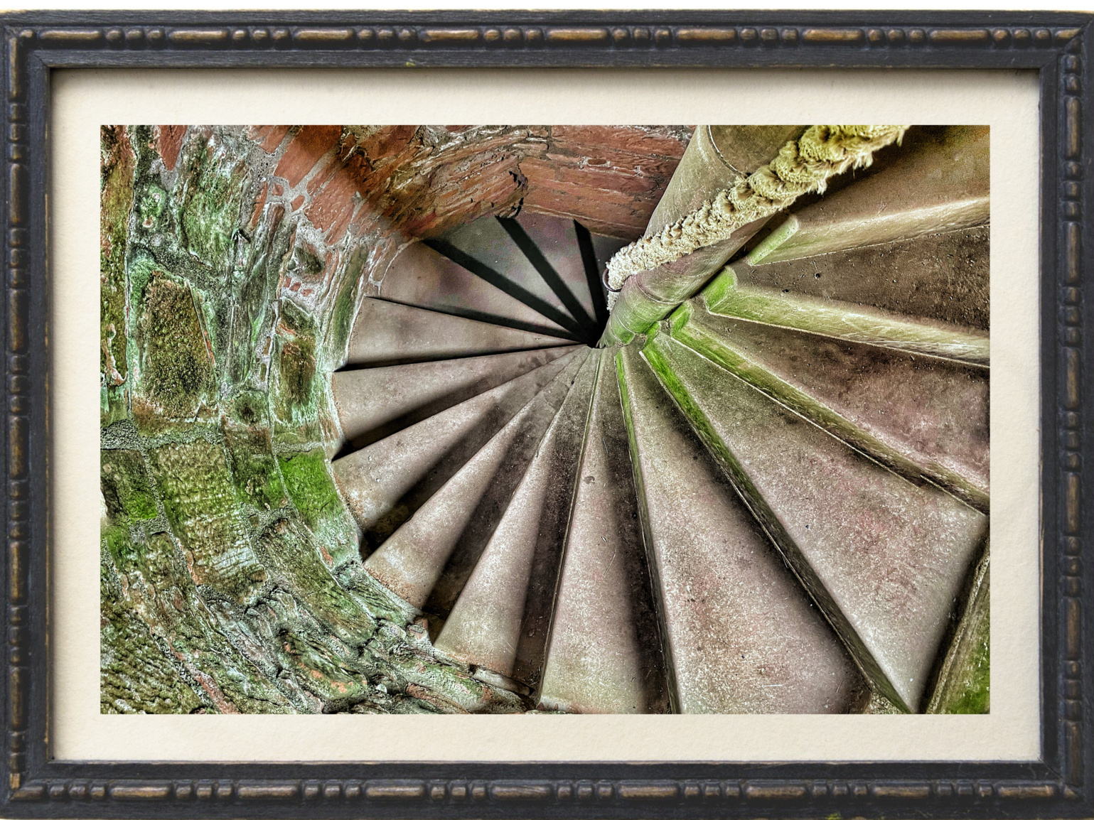 Ancient Spiral Stone Stairs 