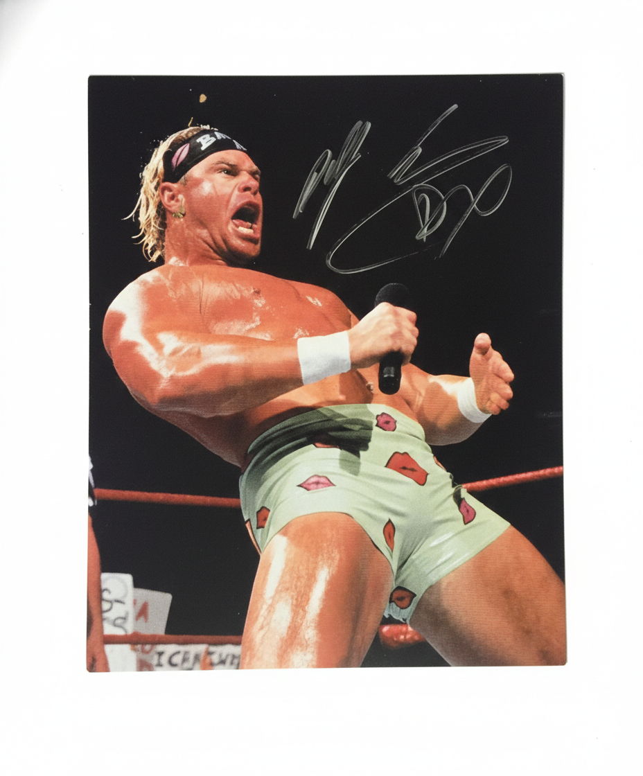 "Bad Ass" Billy Gunn Autographed 8x10 WWE TNA AEW Wrestling