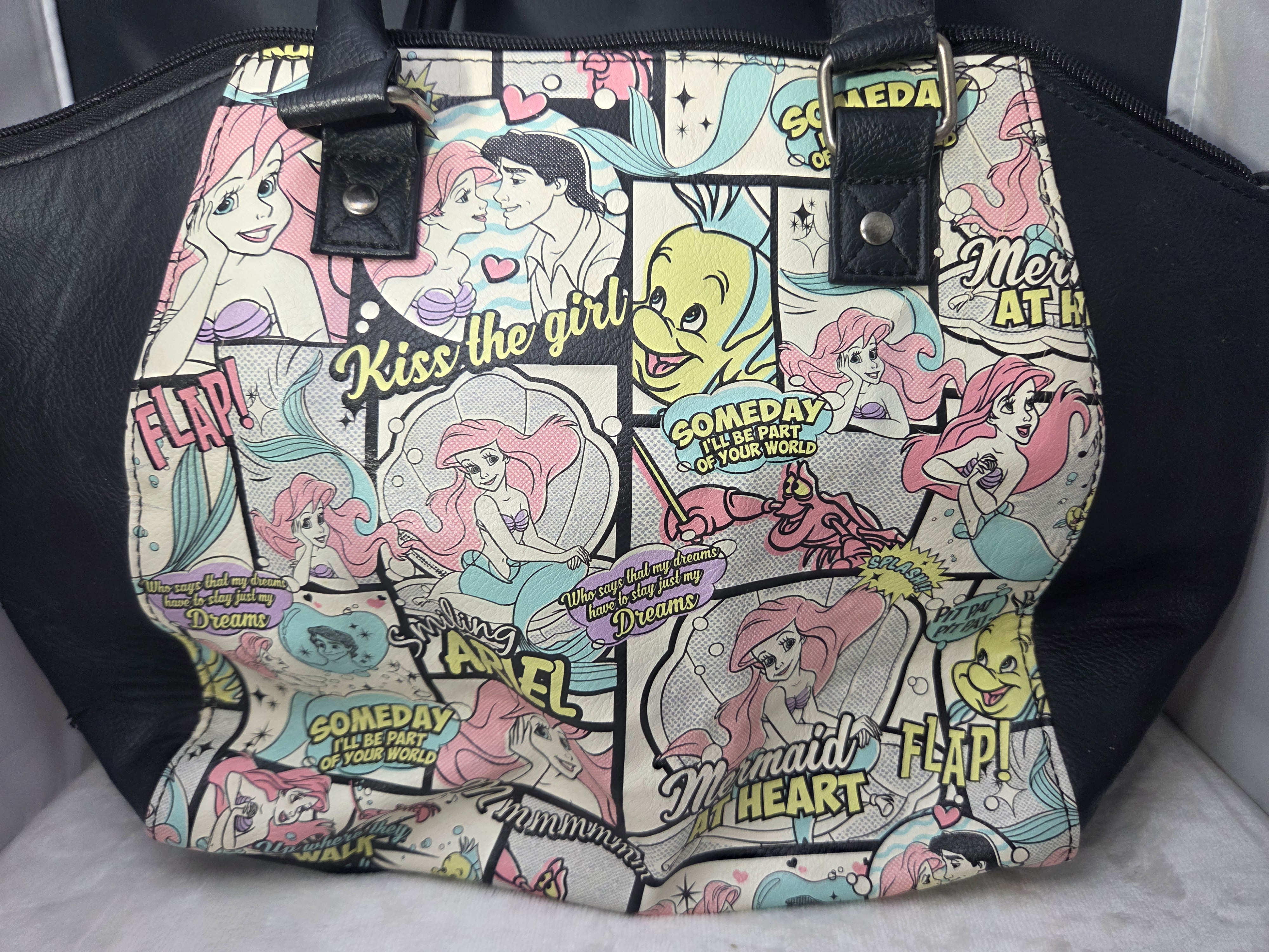 Loungefly Disney The Little Mermaid Ariel Crossbody Comic Purse