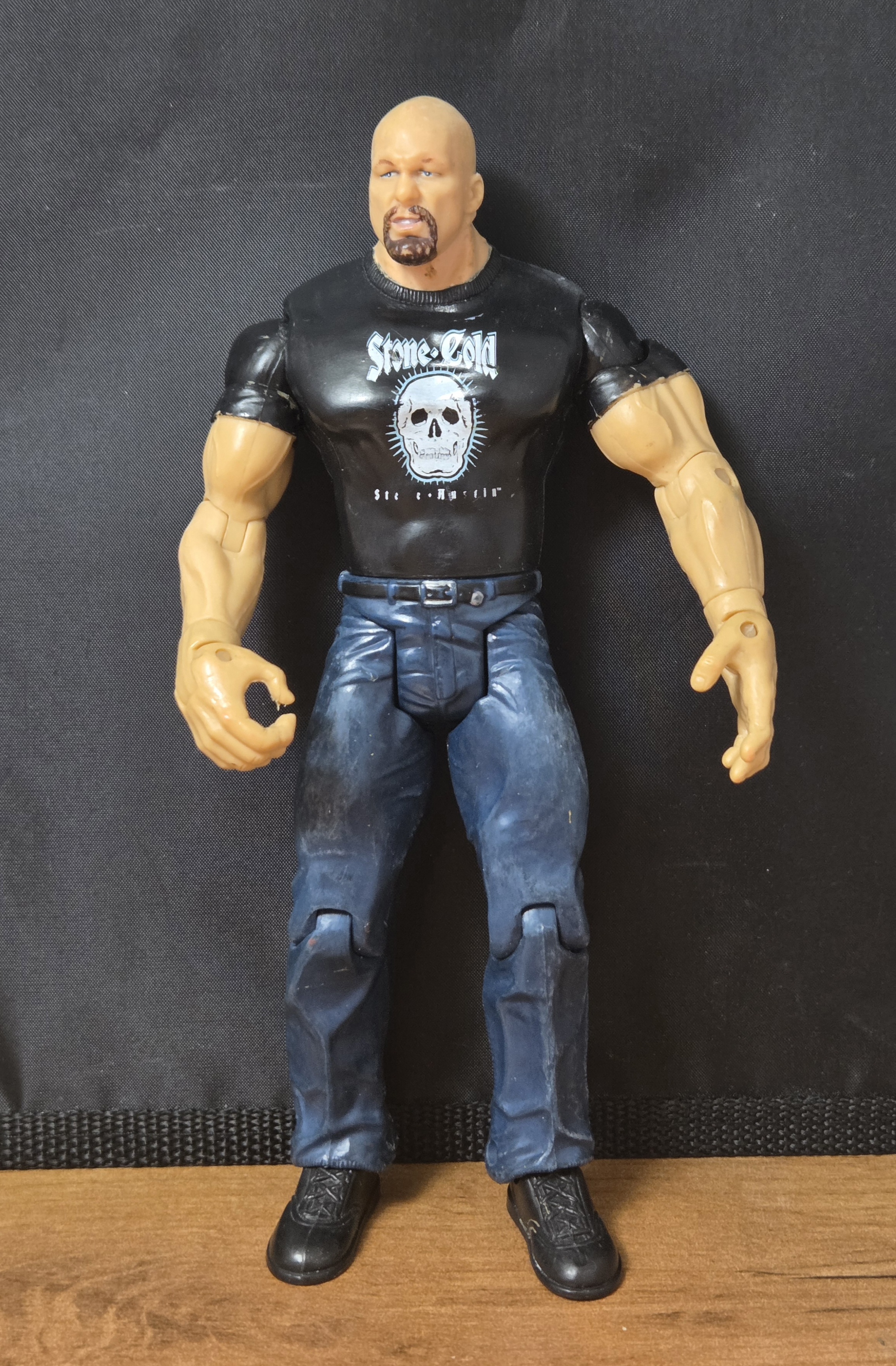 Vintage 2003 Jakks Pacific WWE Adrenaline Series 3 Stone Cold Steve Austin Wrestling Action Figure