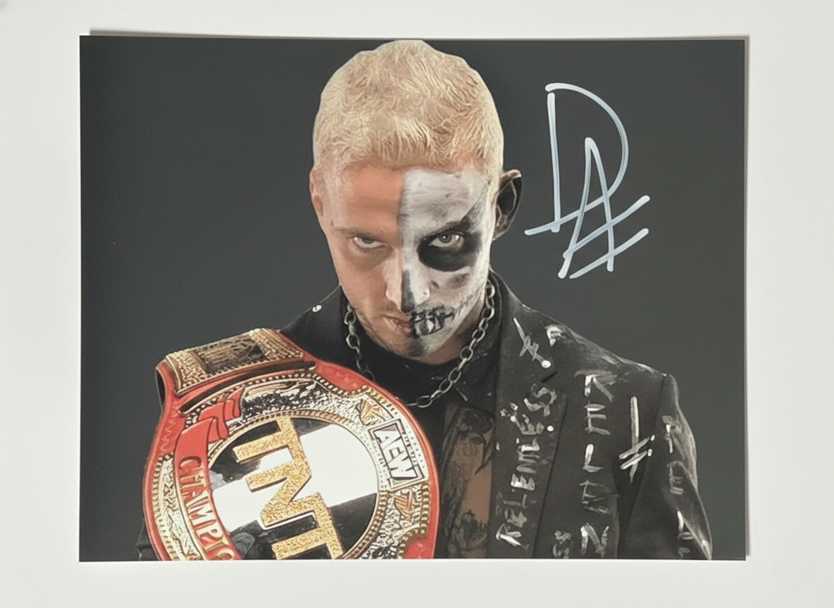 Darby Allin Autographed 8x10 AEW Wrestling
