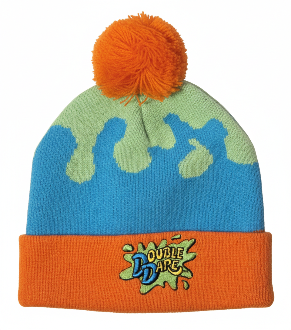 The Nick Box Nickelodeon Exclusive Double Dare Winter Beanie Hat