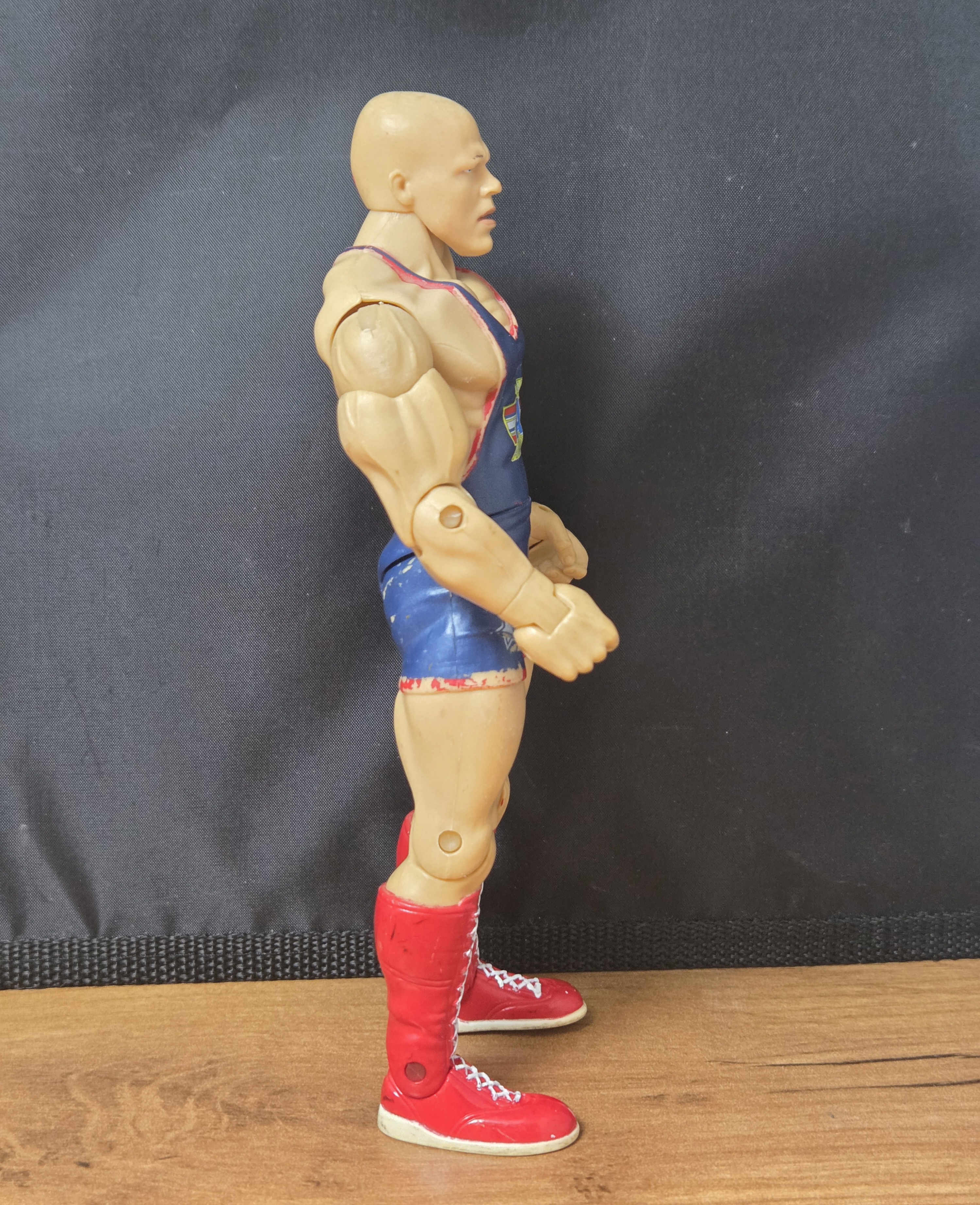 Vintage 2004 Jakks Pacific WWE Ruthless Aggression Series 6 Kurt Angle Wrestling Action Figure