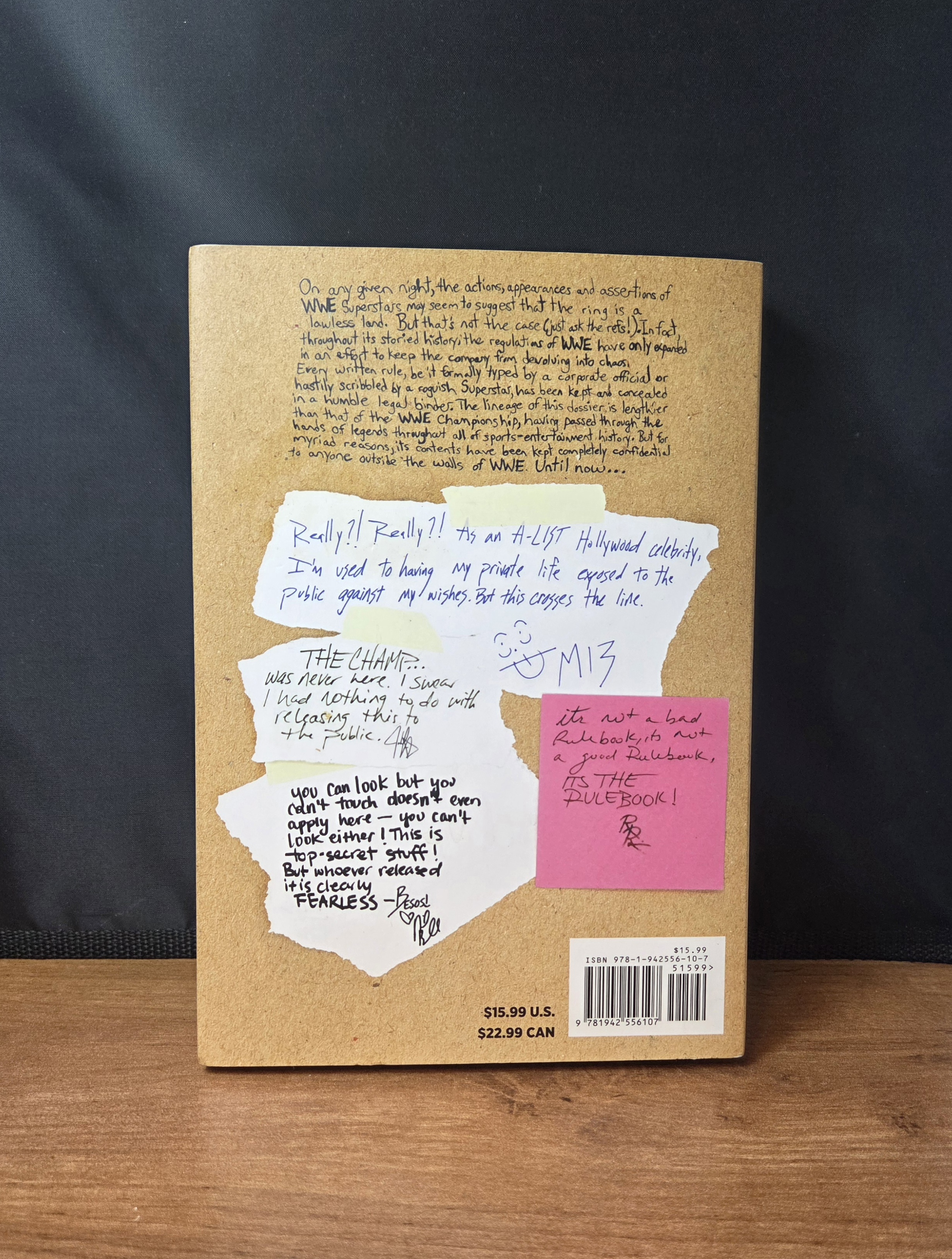 WWE Book Of Rules (And How To Break Them) With Foreword By Daniel Bryan