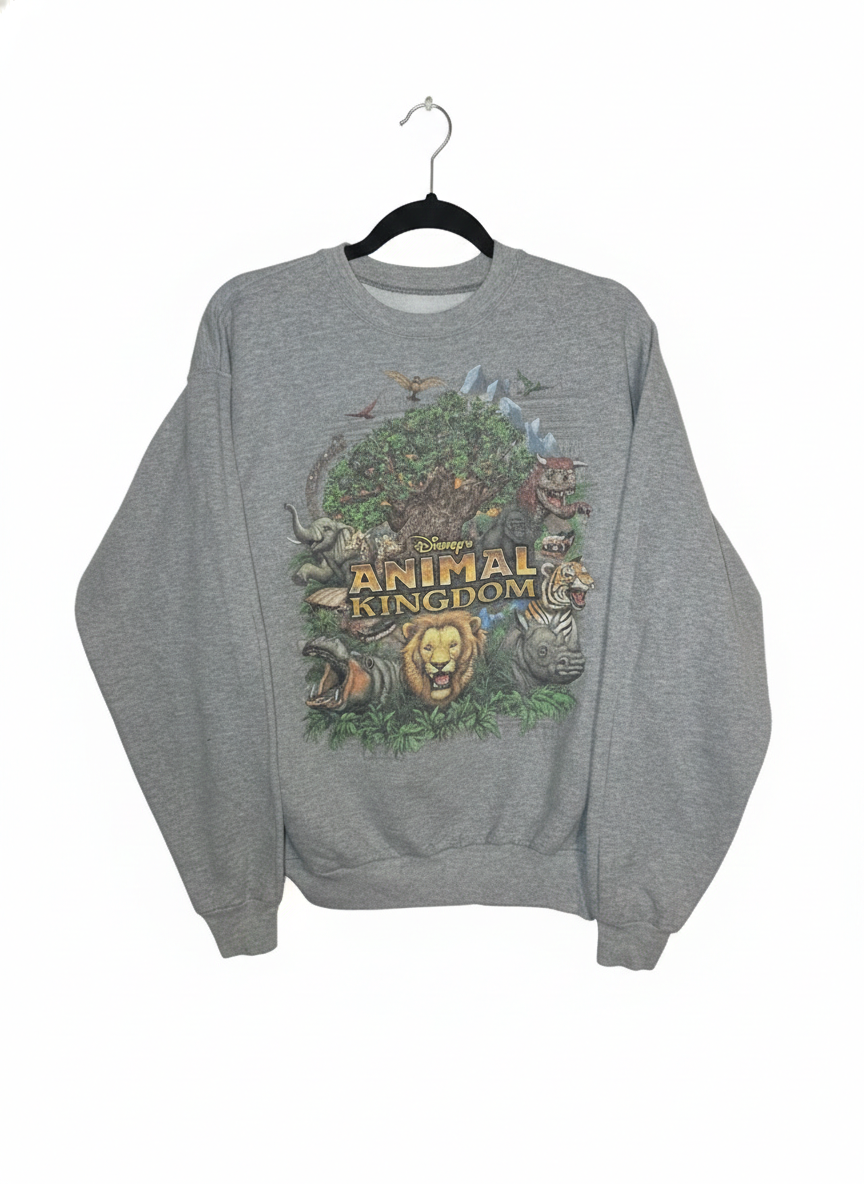 Vintage Disney Aninal Kingdom Womens Crewneck Sweater Size Medium