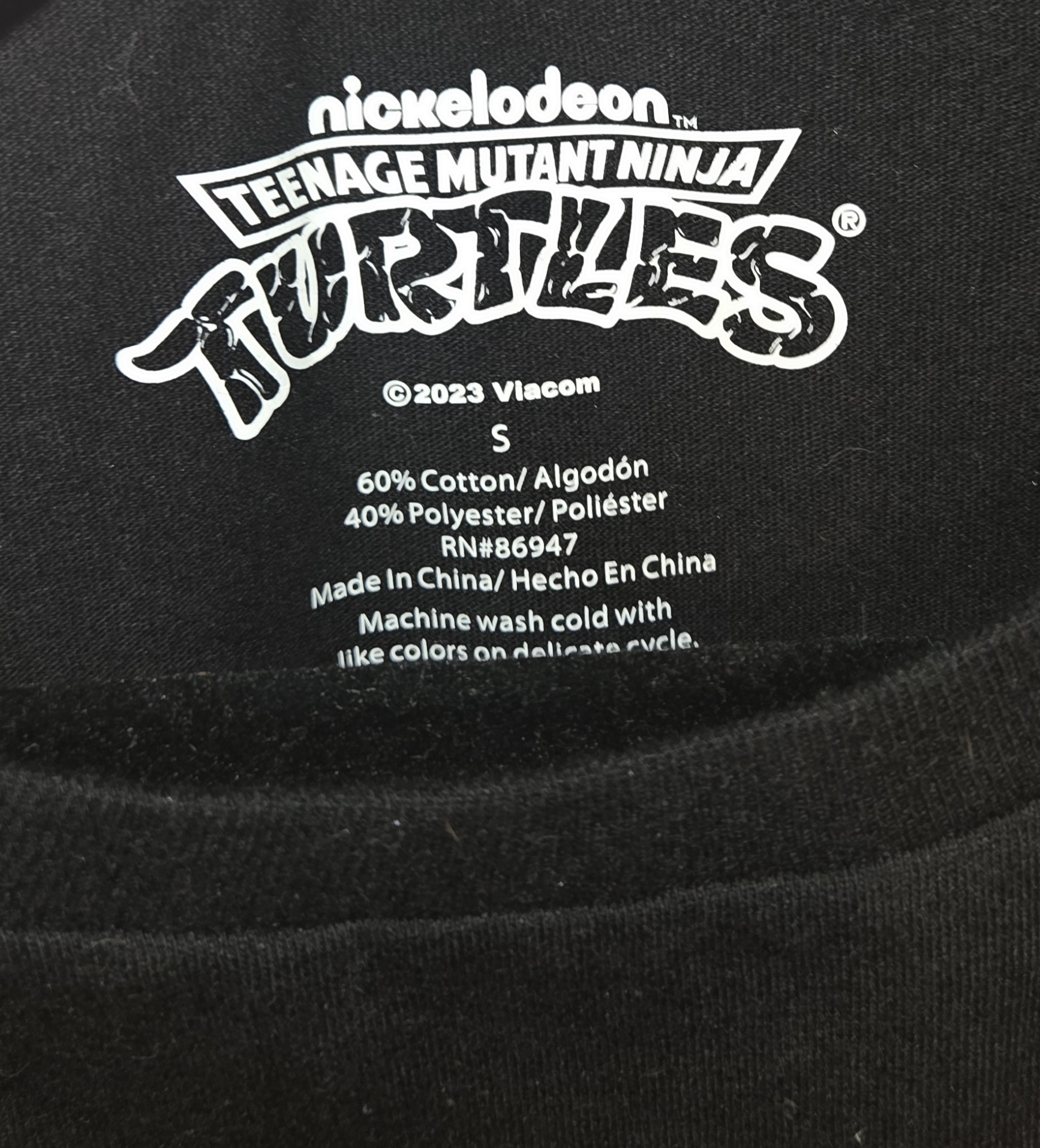Nickelodeon Teenage Mutant Ninja Turtles Mens Size Small T-Shirt
