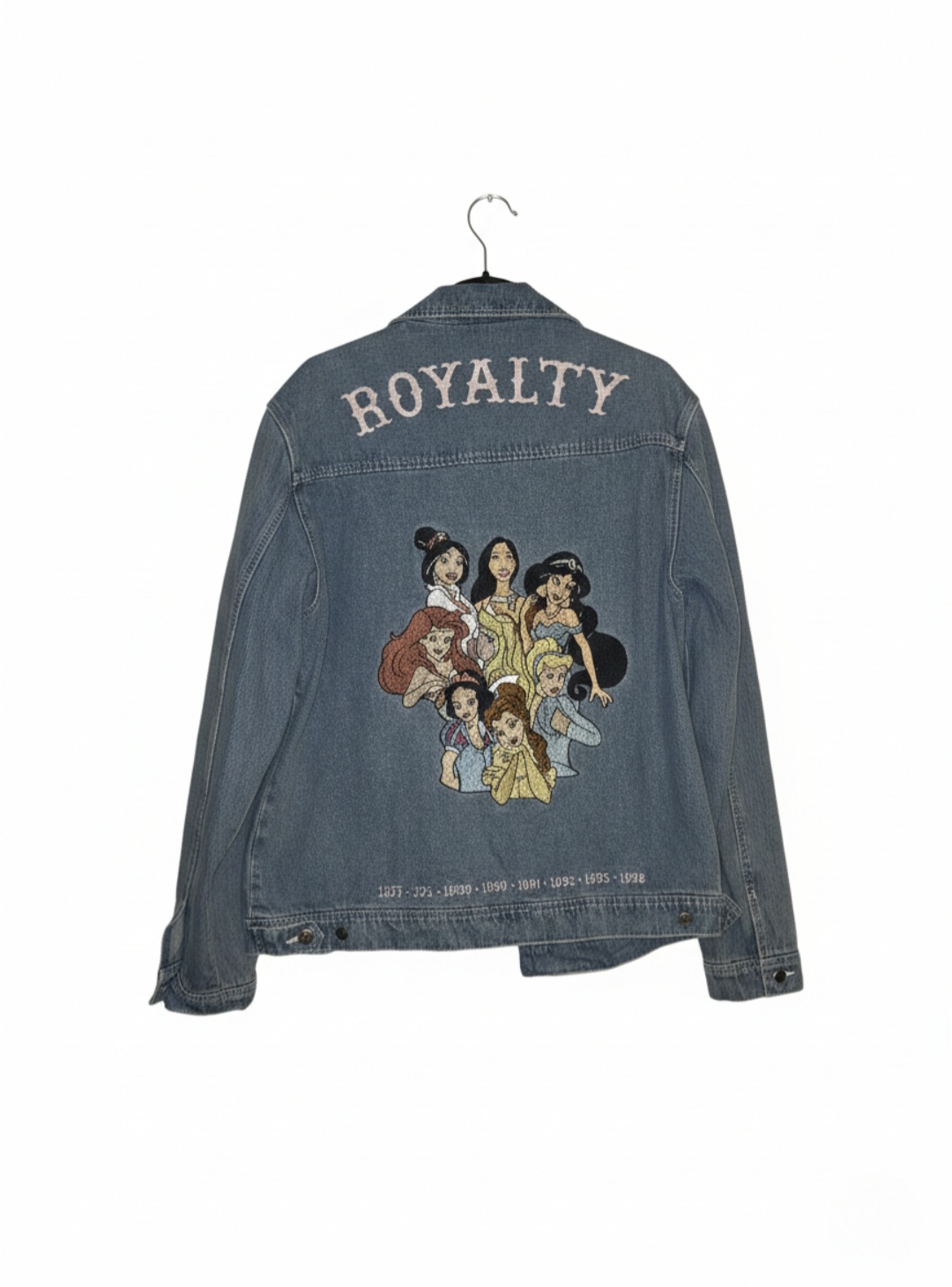 Cakeworthy Plus Sized Women's 90's Disney Princess Denim Jacket - Size 4XL