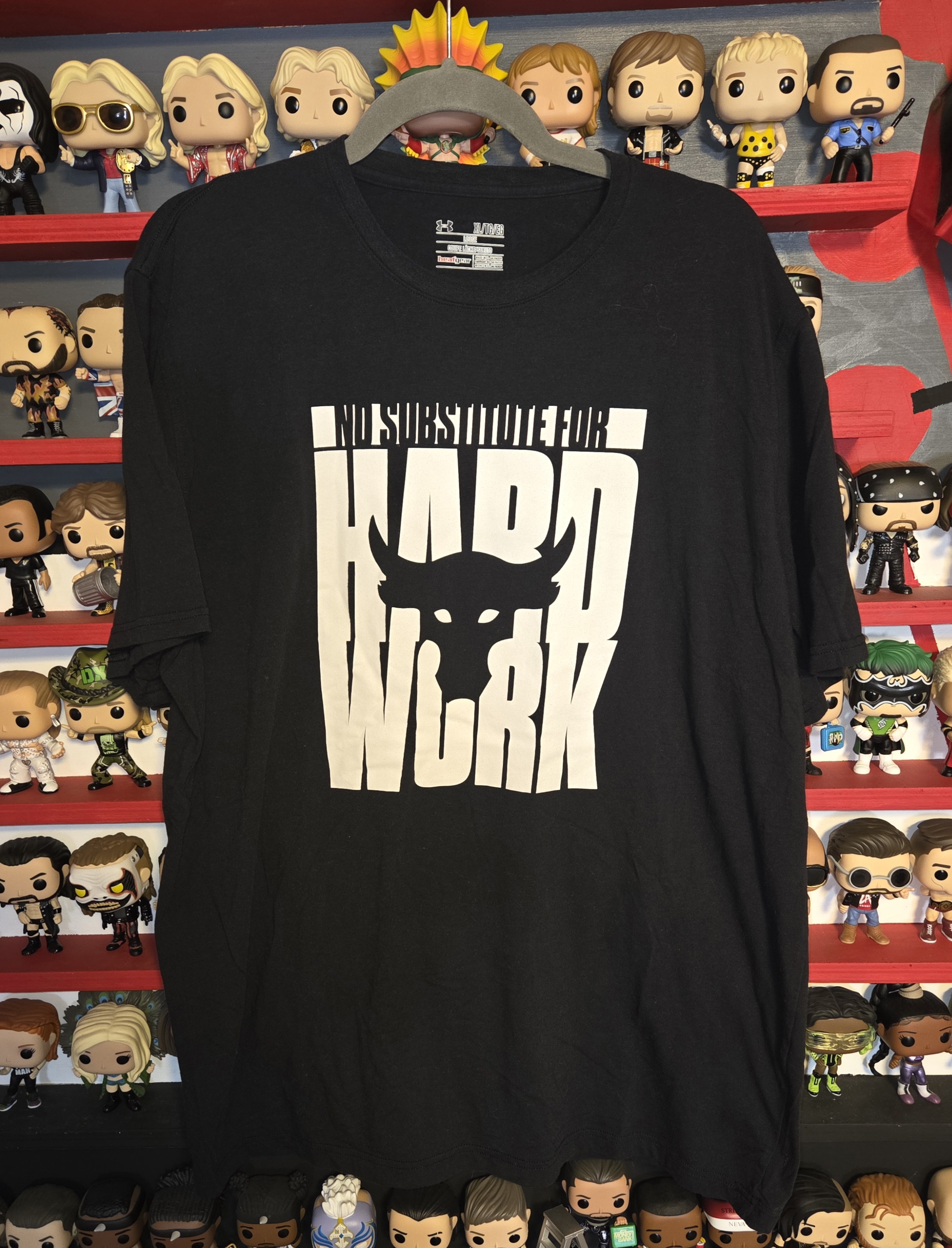 Under Armour Dwayne The Rock Johnson "No Substitute For Hard Work" Size XL Men's T-Shirt