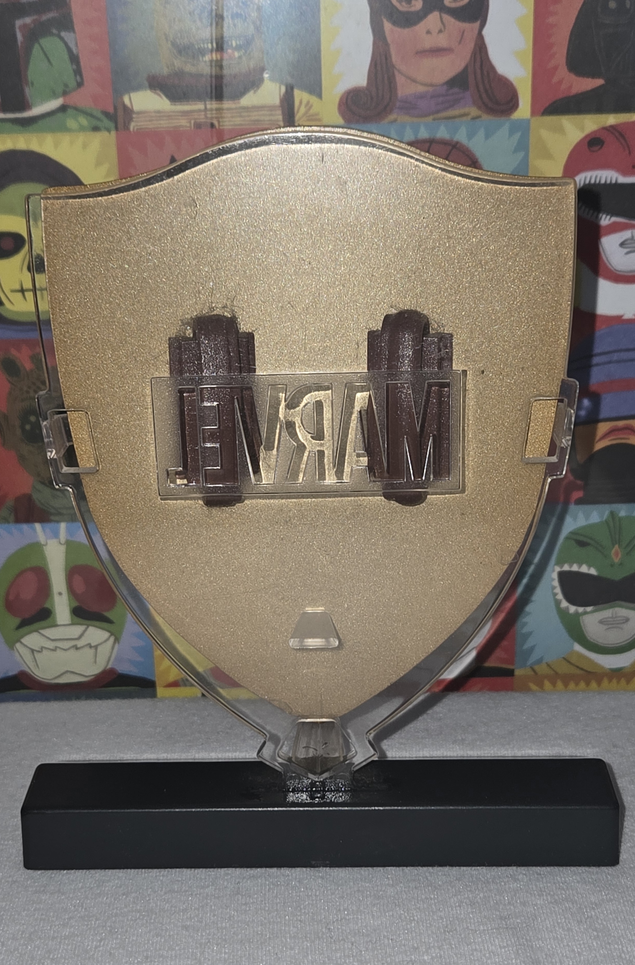 Marvel Captain America EFX Collectibles 1940's Mini Shield W/Stand (N2)