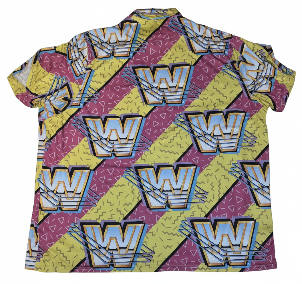 ProSphere WWE Retro 90s All Over Print Polo - 4XL