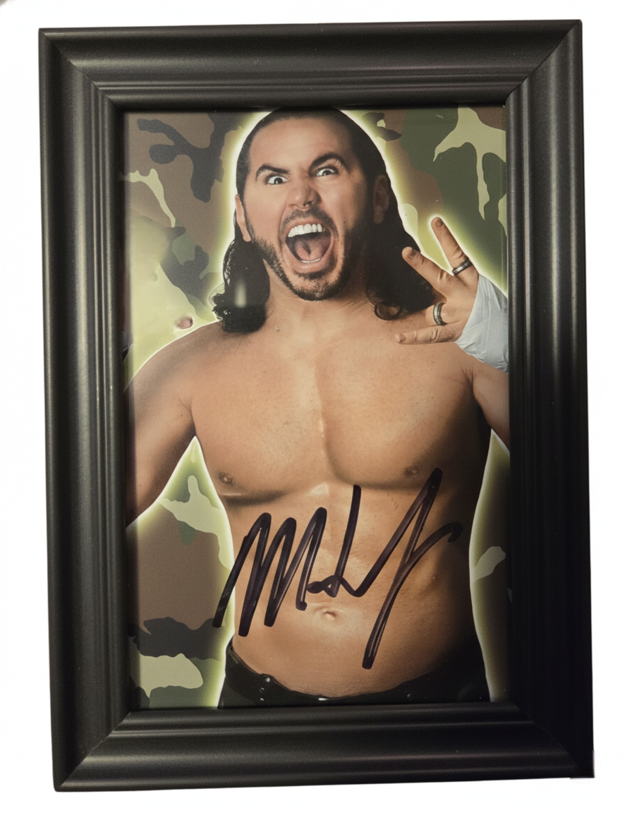 Matt Hardy Autographed Signed 4X6 From ProWrestlingTees Crate