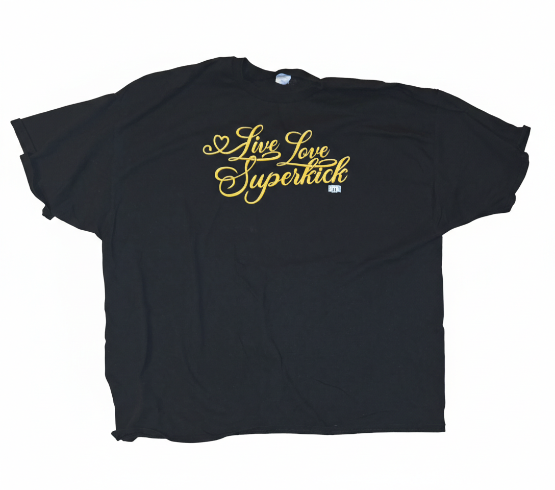 AEW BTE Young Bucks "Live, Laugh, Superkick" 3XL Men's Wrestling T-Shirt