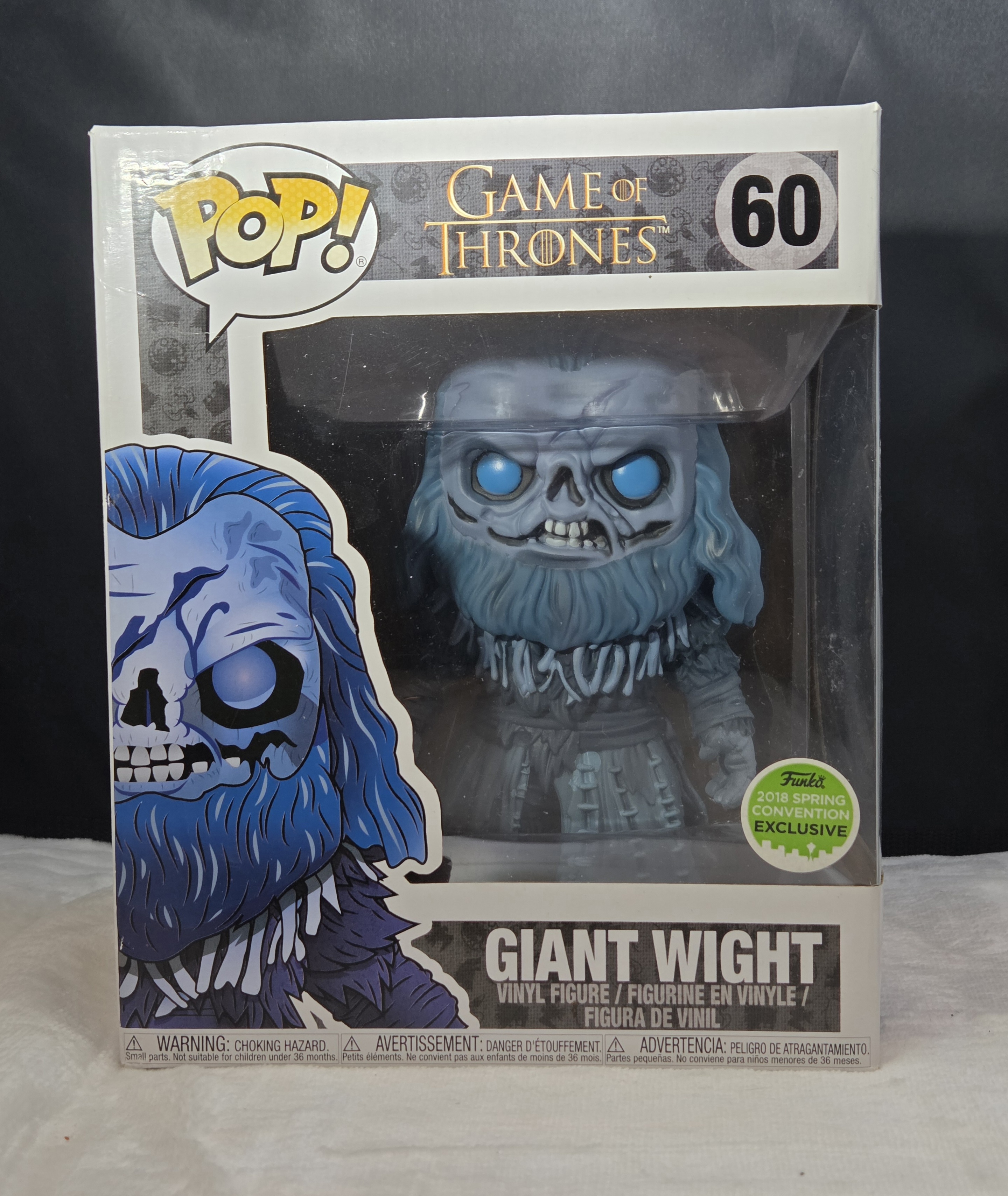 Funko Pop! Game of Thrones: Giant Wight #60 2018 Spring Convention Vinyl Figure