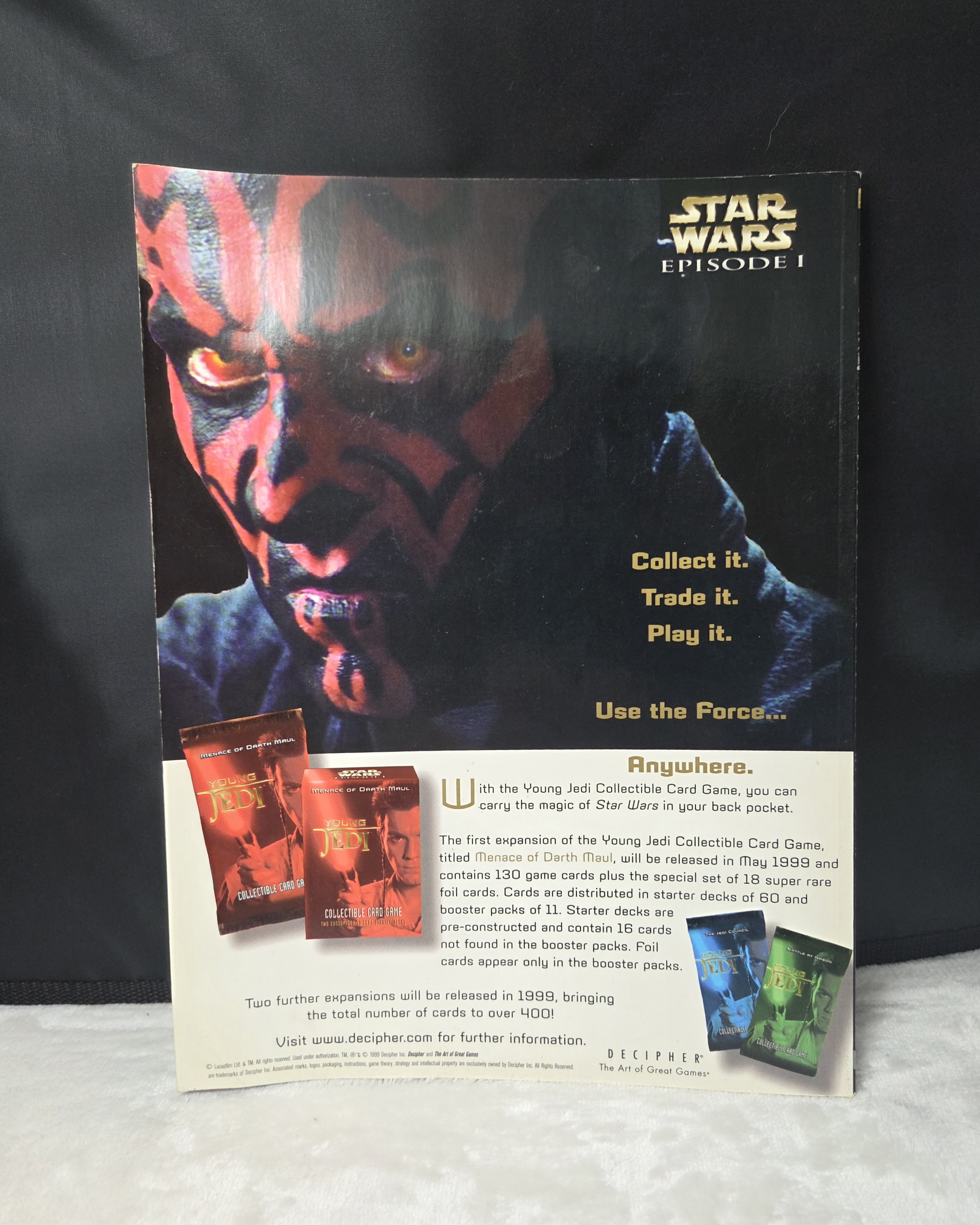 Star Wars Episode 1 The Phantom Menace Official Souvenir Magazine