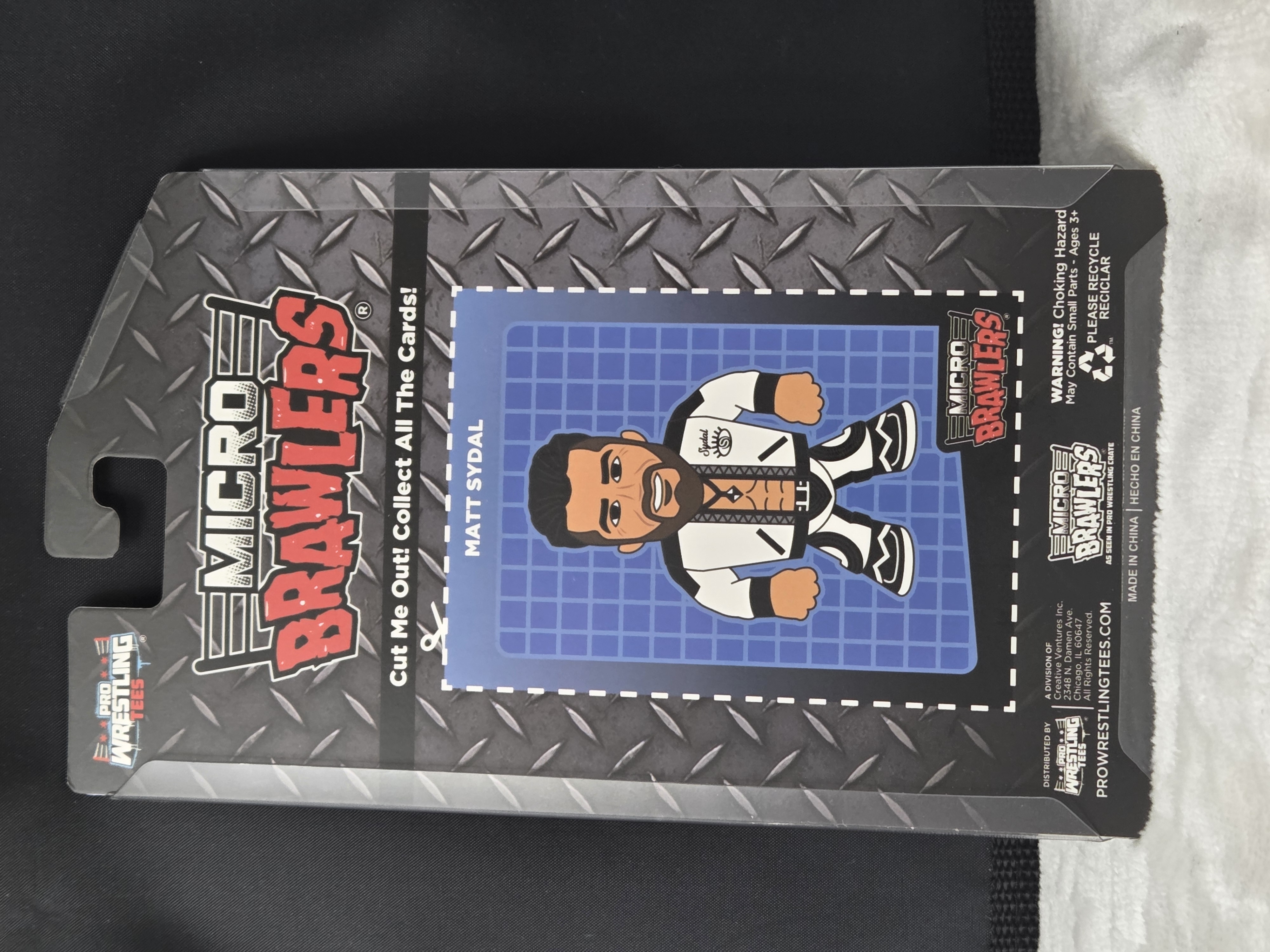 2023 Pro Wrestling Tees Crate Exclusive Micro Brawler Matt Sydal - Mint on Card Chase Variant