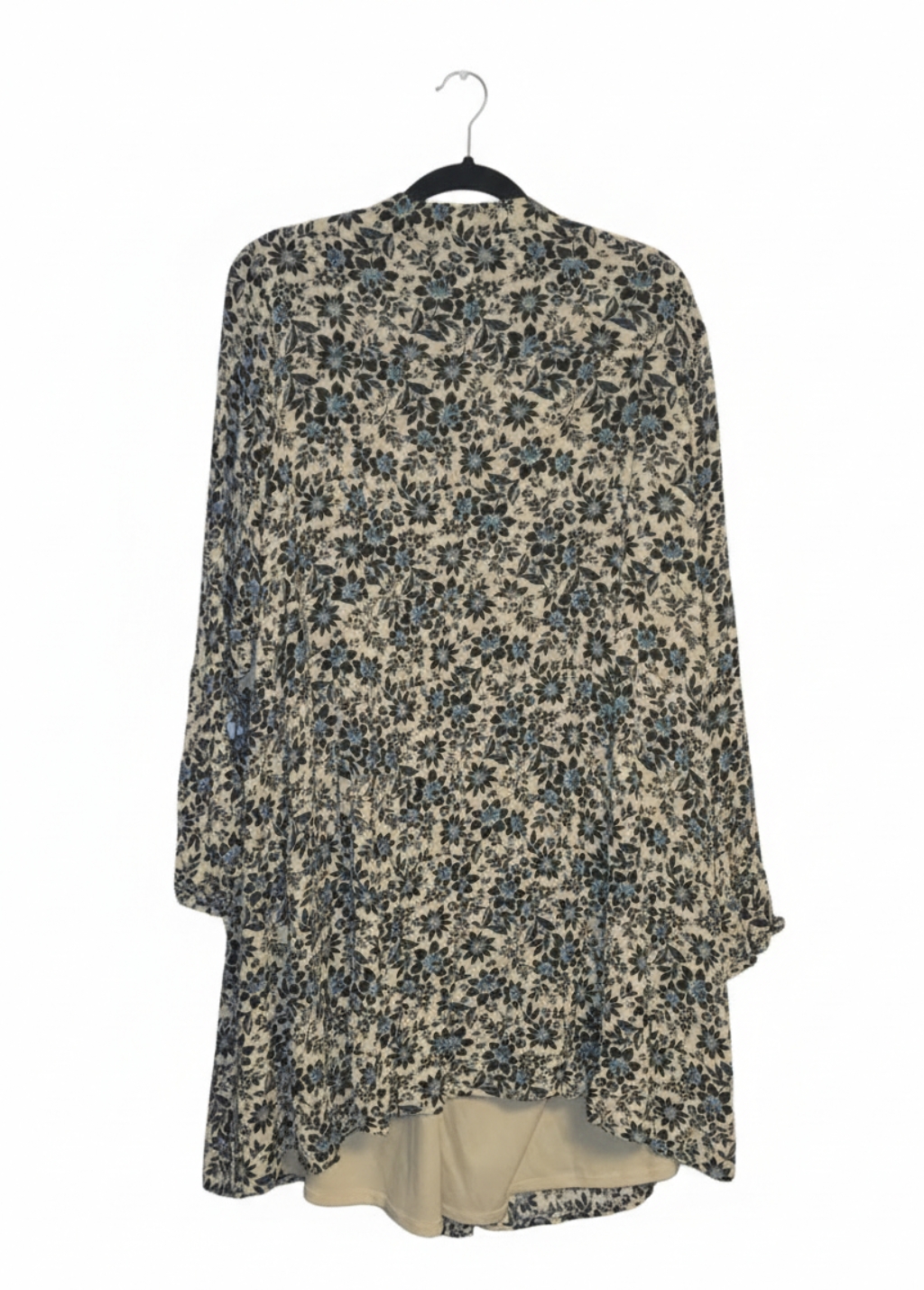 Torrid Womens Plus Sized Mini Gauze Floral Lace-Up Skater Dress Bell Sleeve Size 4X