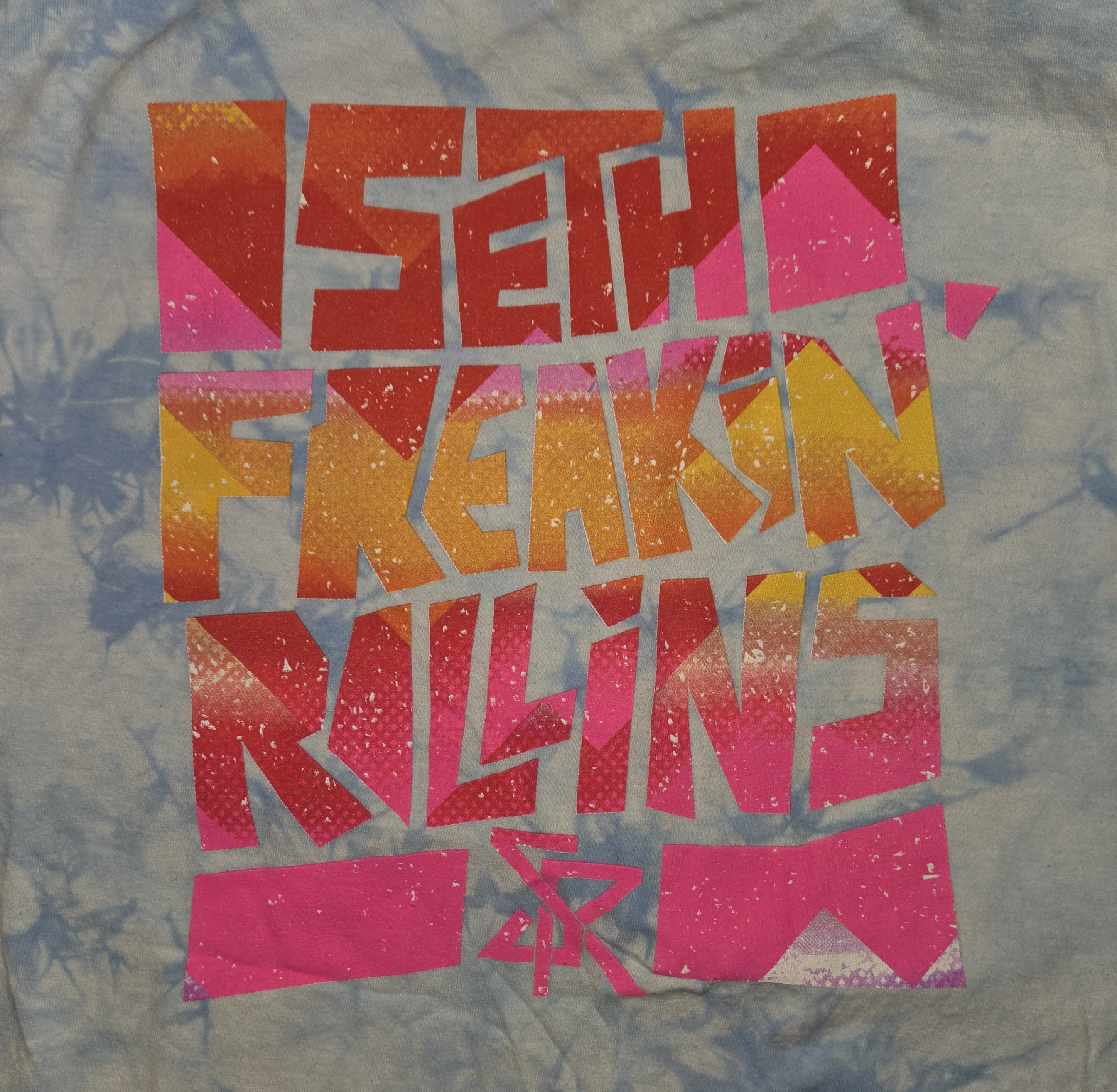 WWE Seth Freakin' Rollins Blue Tye Dye T-Shirt - 3X