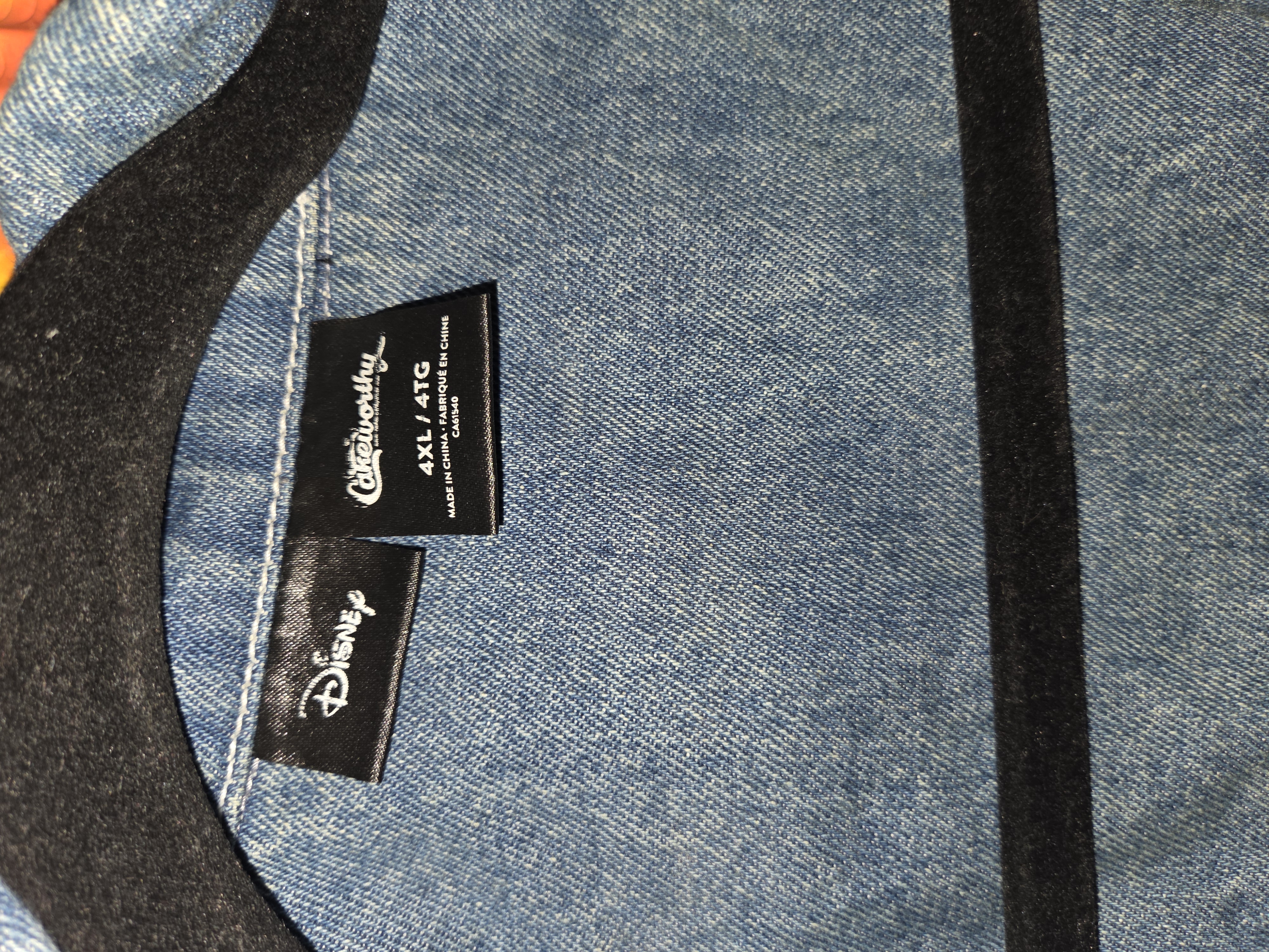 Cakeworthy Plus Sized Women's 90's Disney Princess Denim Jacket - Size 4XL