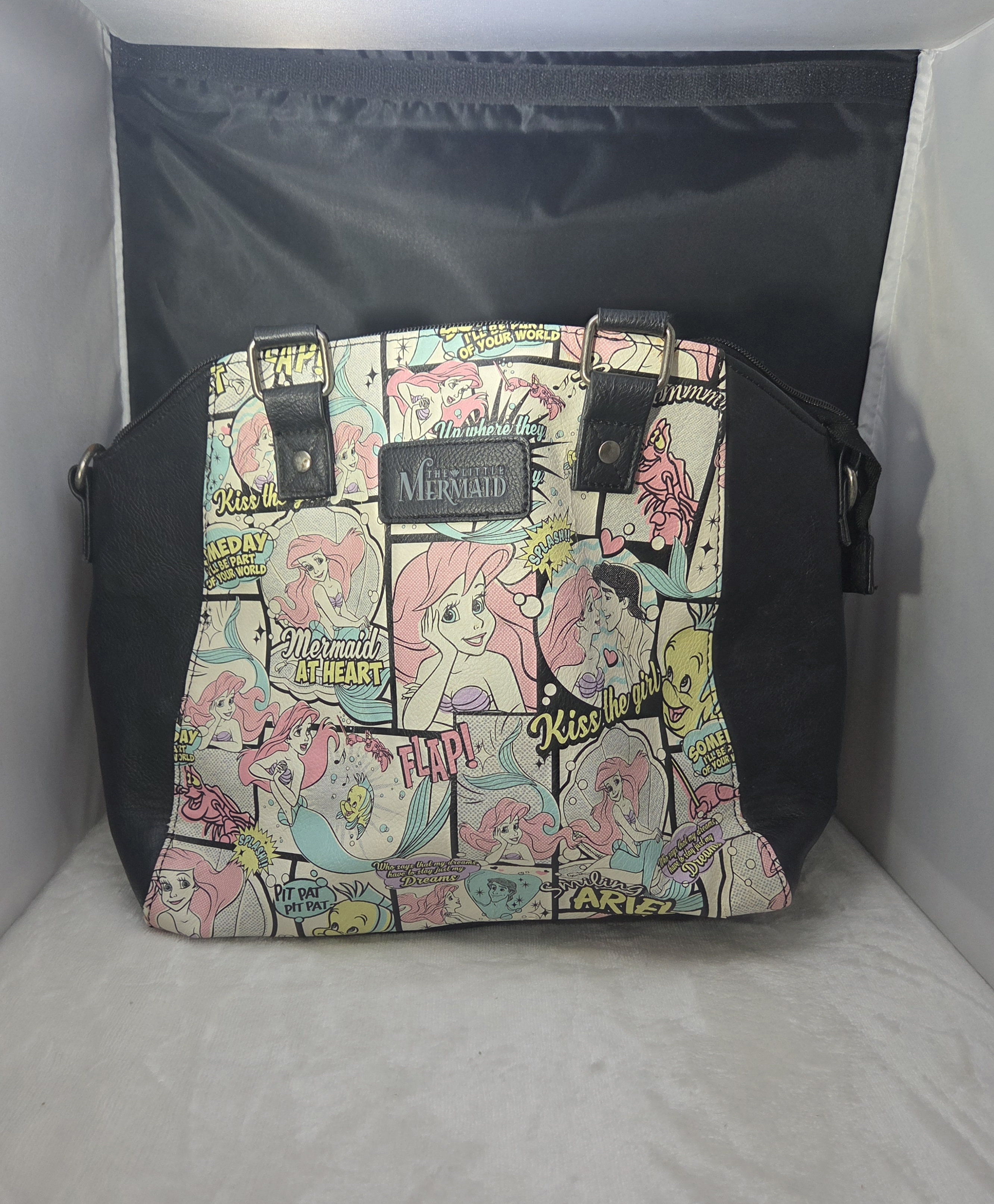 Loungefly Disney The Little Mermaid Ariel Crossbody Comic Purse