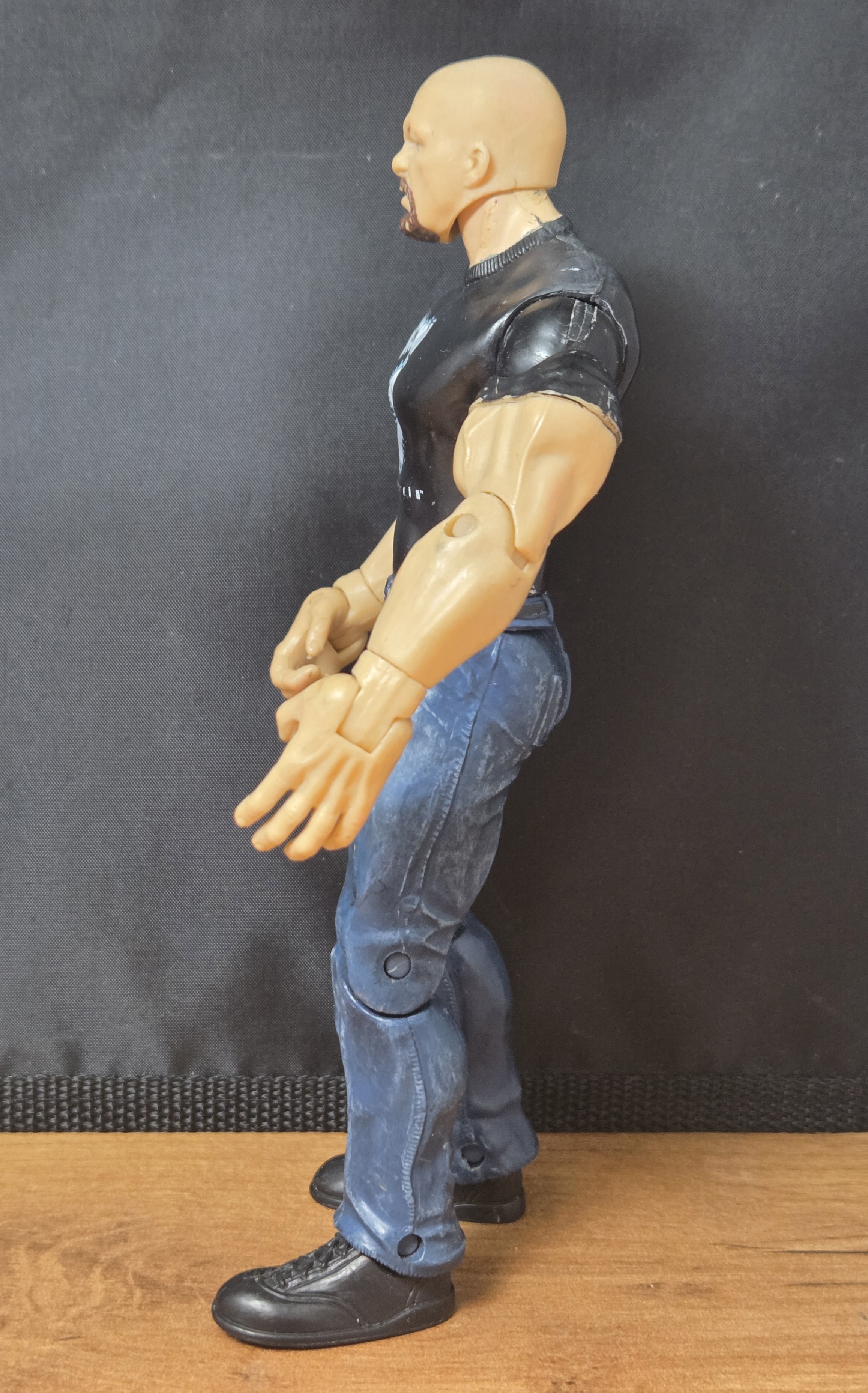 Vintage 2003 Jakks Pacific WWE Adrenaline Series 3 Stone Cold Steve Austin Wrestling Action Figure