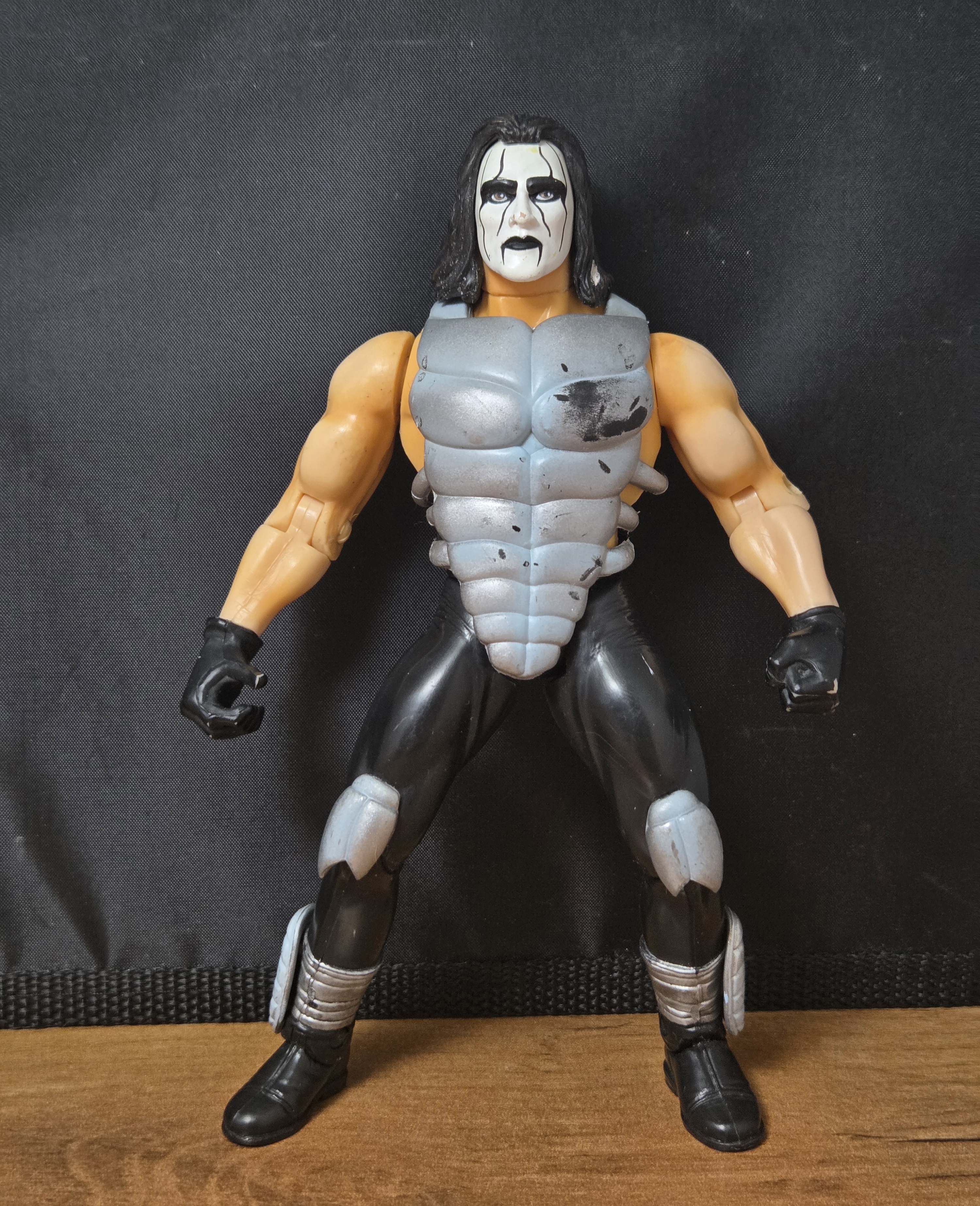 Vintage 1999 Toy Biz WCW Bruisers Sting Wrestling Action Figure