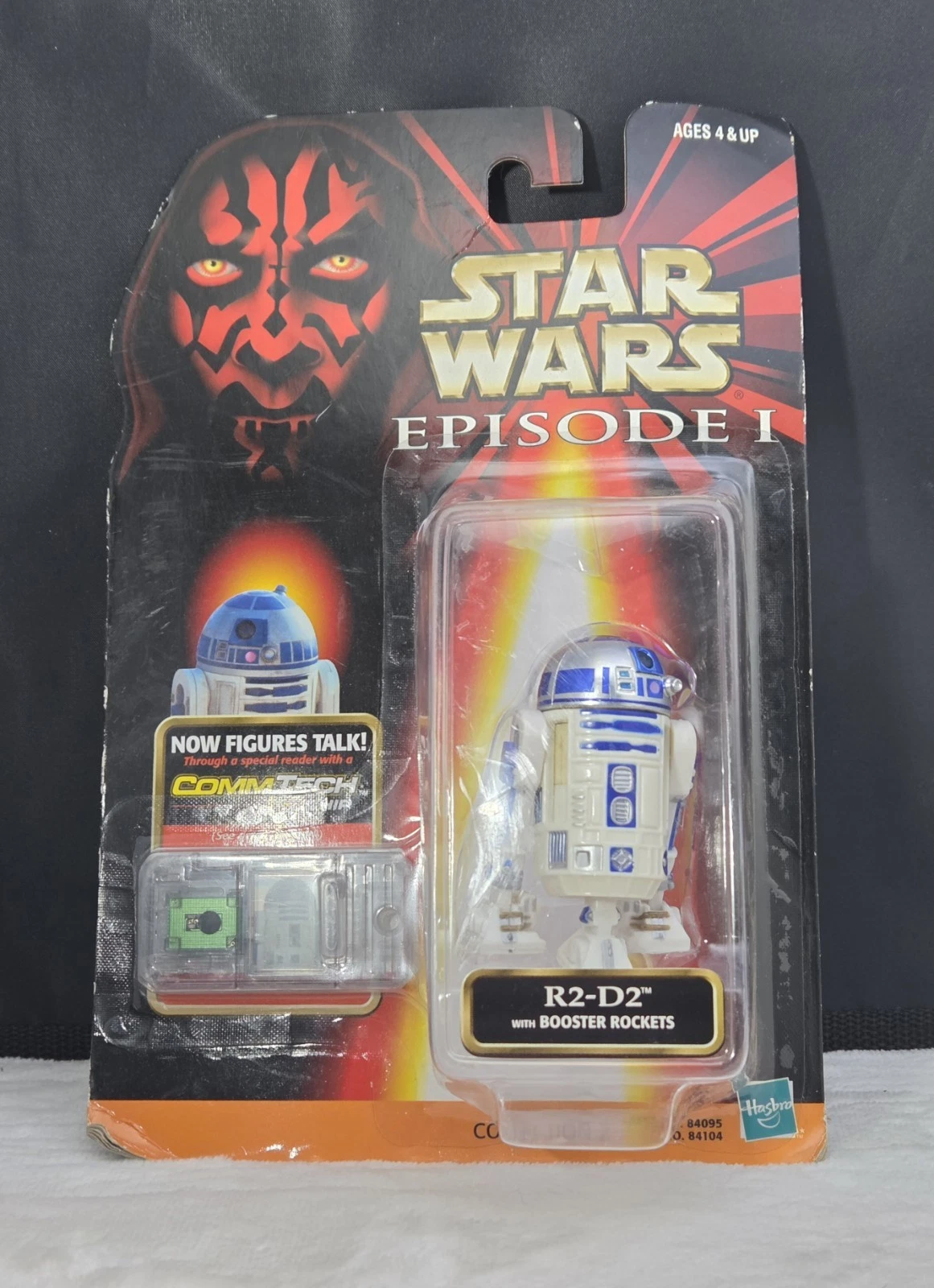 Set Of 2 Vintage 1999 Hasbro Star Wars Episode 1 CommTech Figures - R2-D2 & Battle Droid