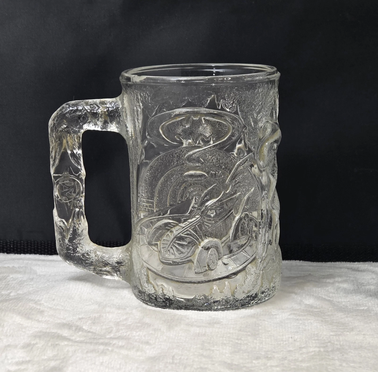 Set Of 2 Vintage 1995 McDonald's Batman Forever Drinking Glasses/Mugs