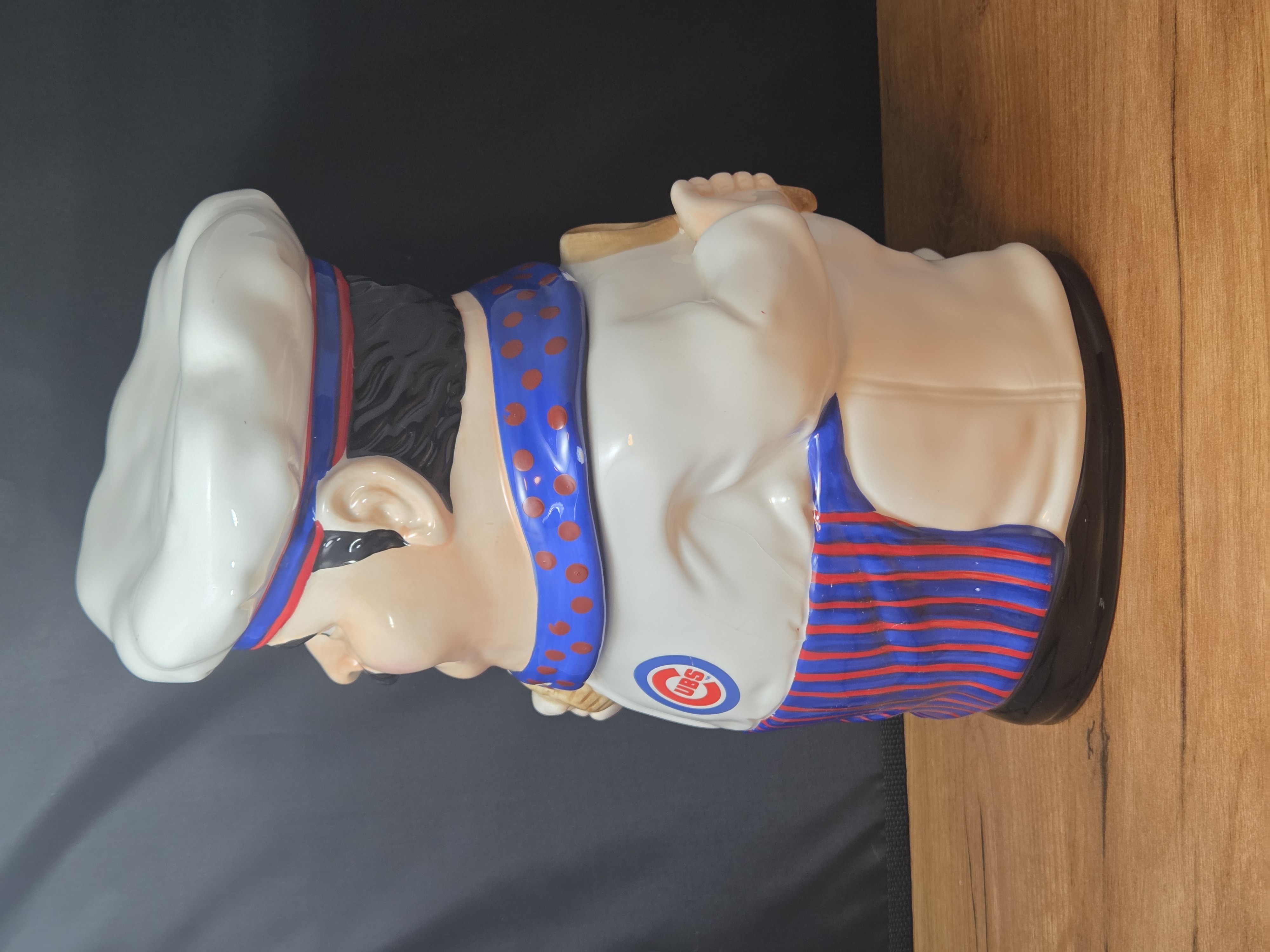 Vintage 2004 MLB Chicago Cubs Chef Cookie Jar by The Memory Company - 1st in a Series