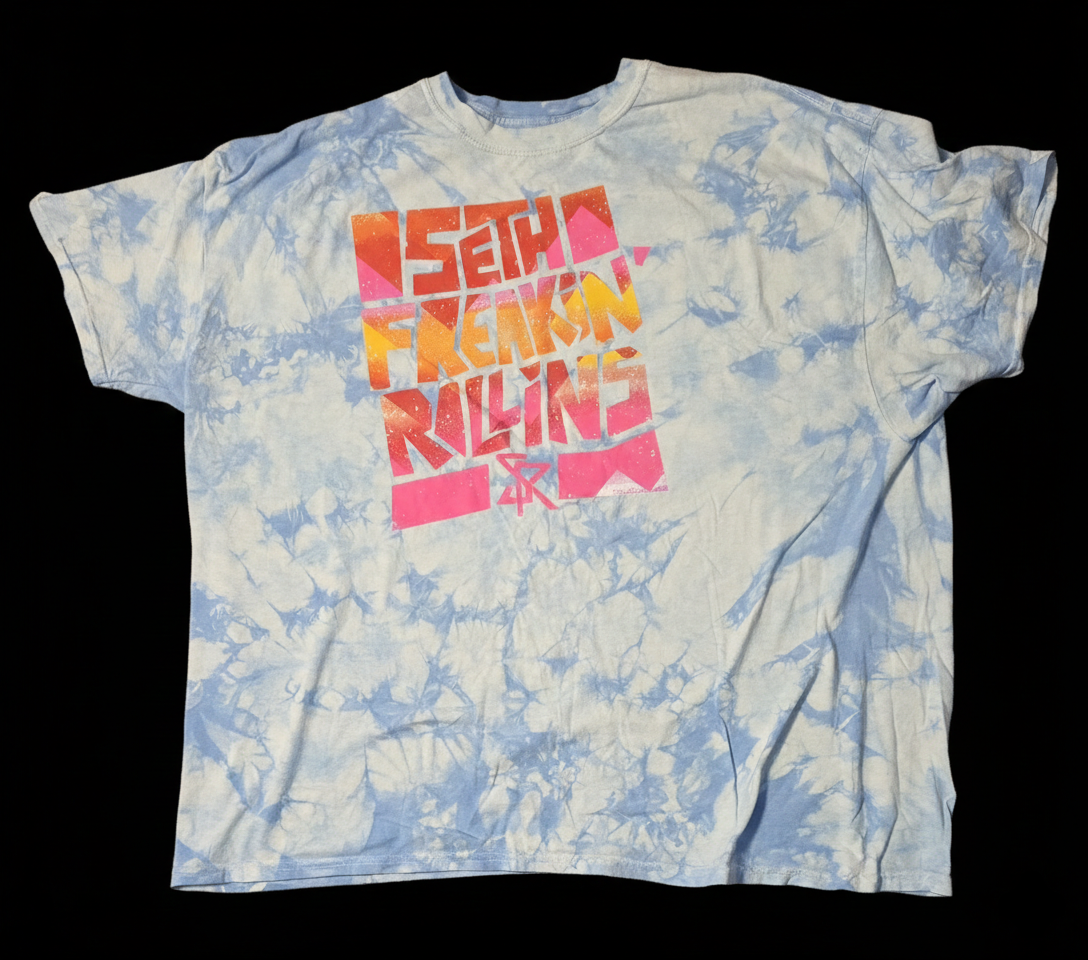 WWE Seth Freakin' Rollins Blue Tye Dye T-Shirt - 3X