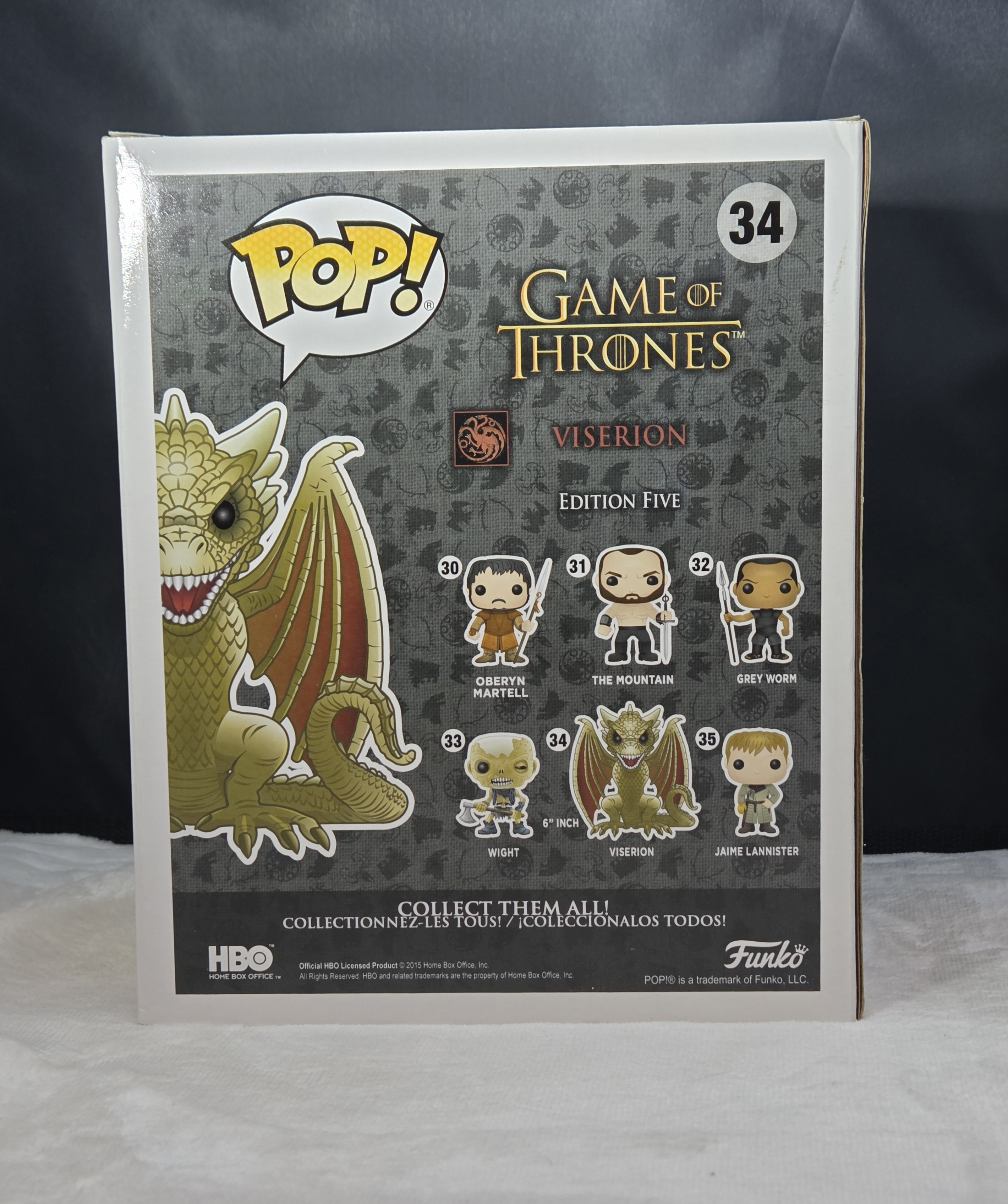 Funko Pop! Game Of Thrones: Viserion 6" Vinyl Figure