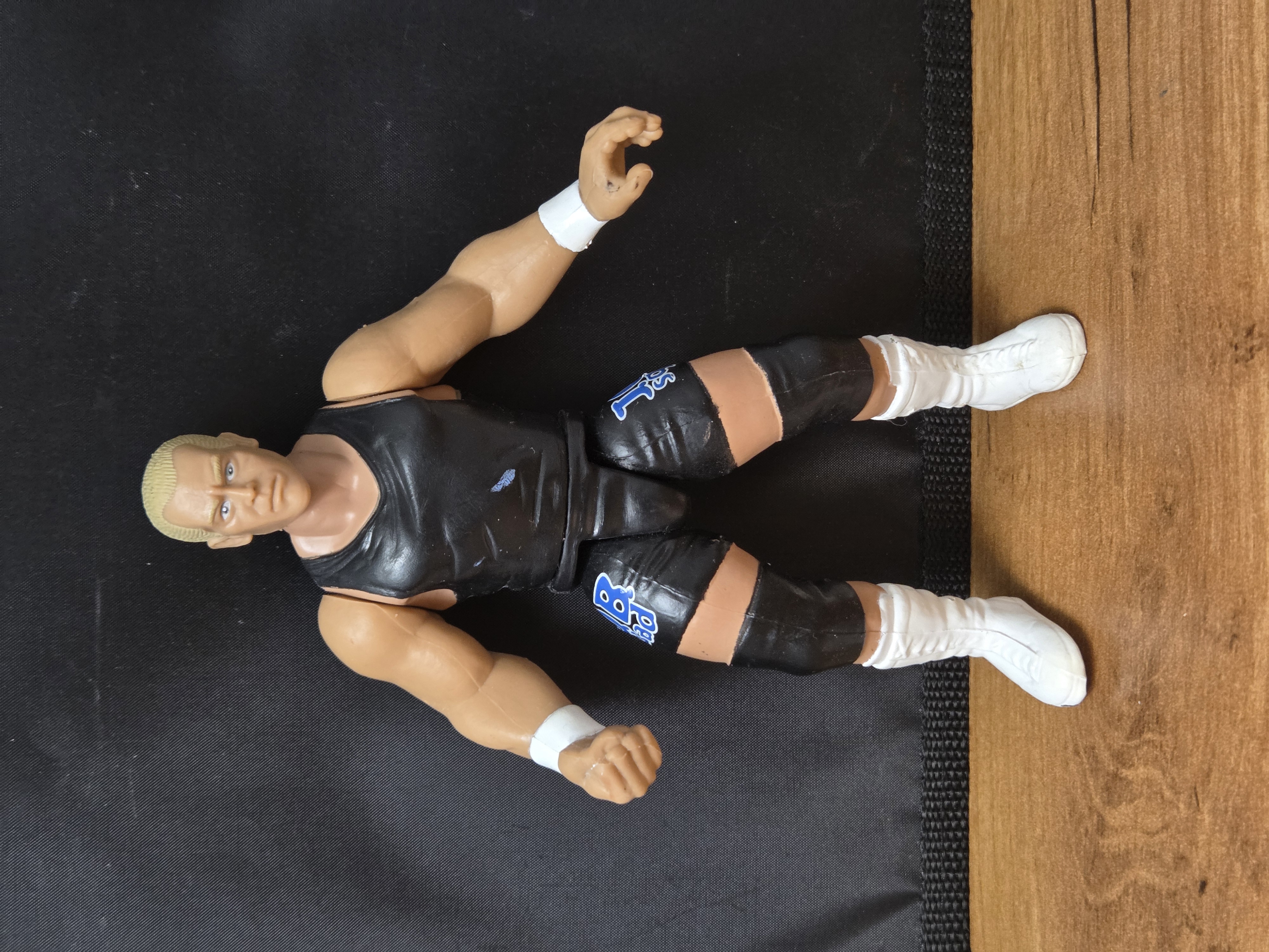 Vintage 1999 WWF/WWE Jakks Pacific Superstars Series 9 Bob Holly Wrestling Action Figure