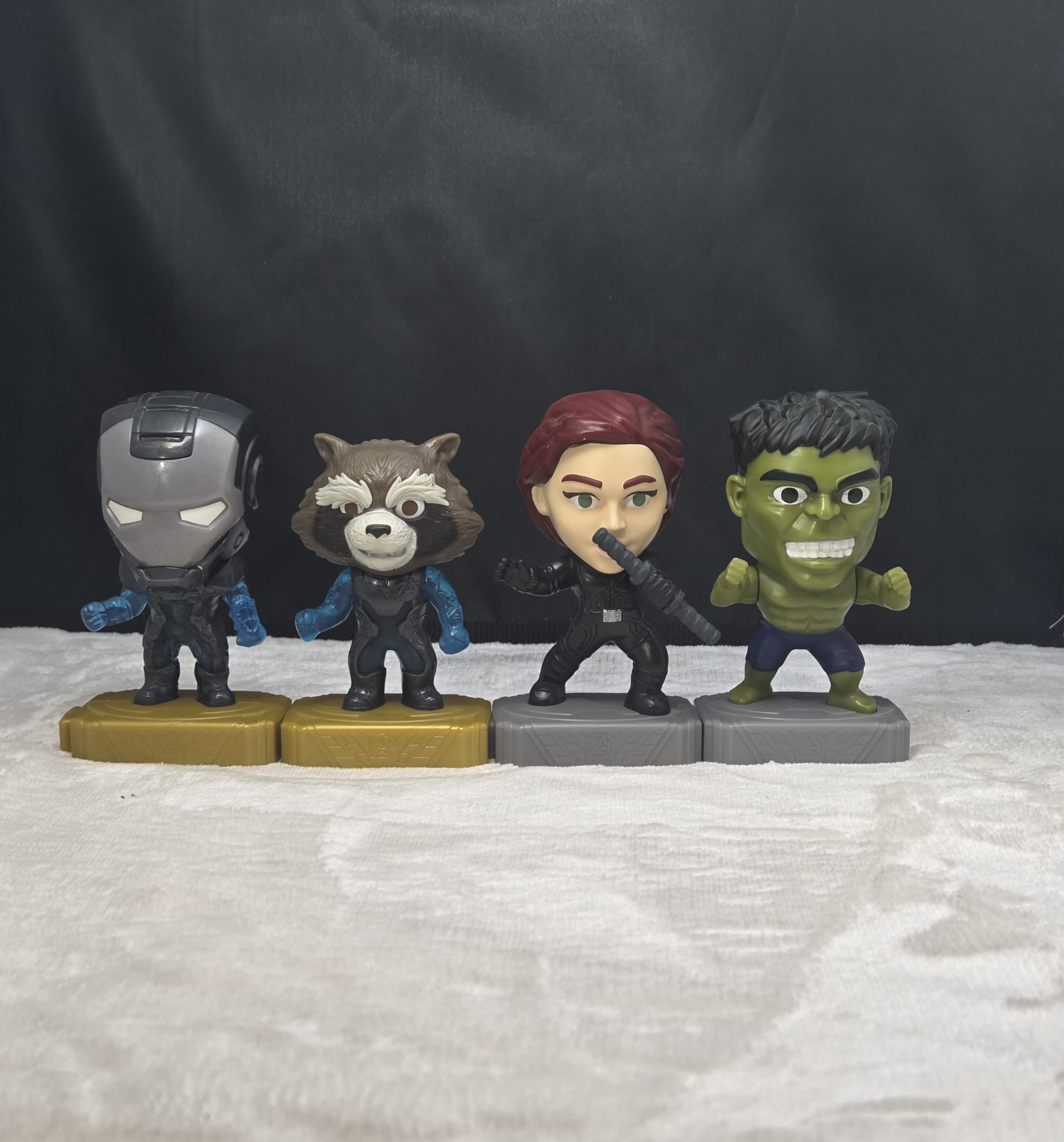 Lot Of 4 Marvel Avengers McDonalds Happy Meal Toys